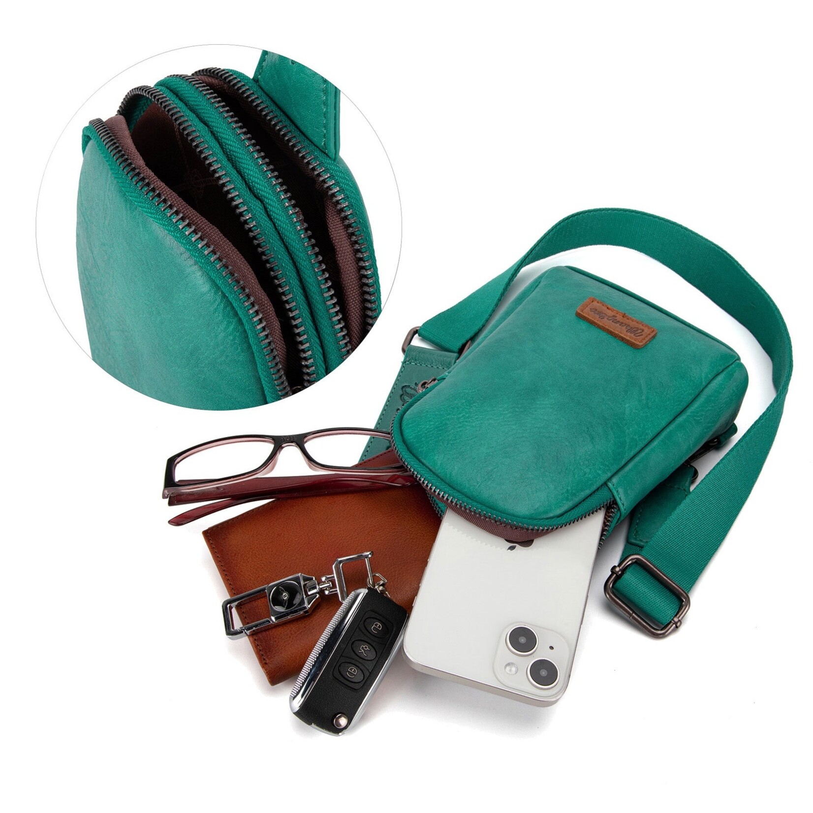 Wrangler WG87-210 - Green - Wrangler Sling Bag/Crossbody