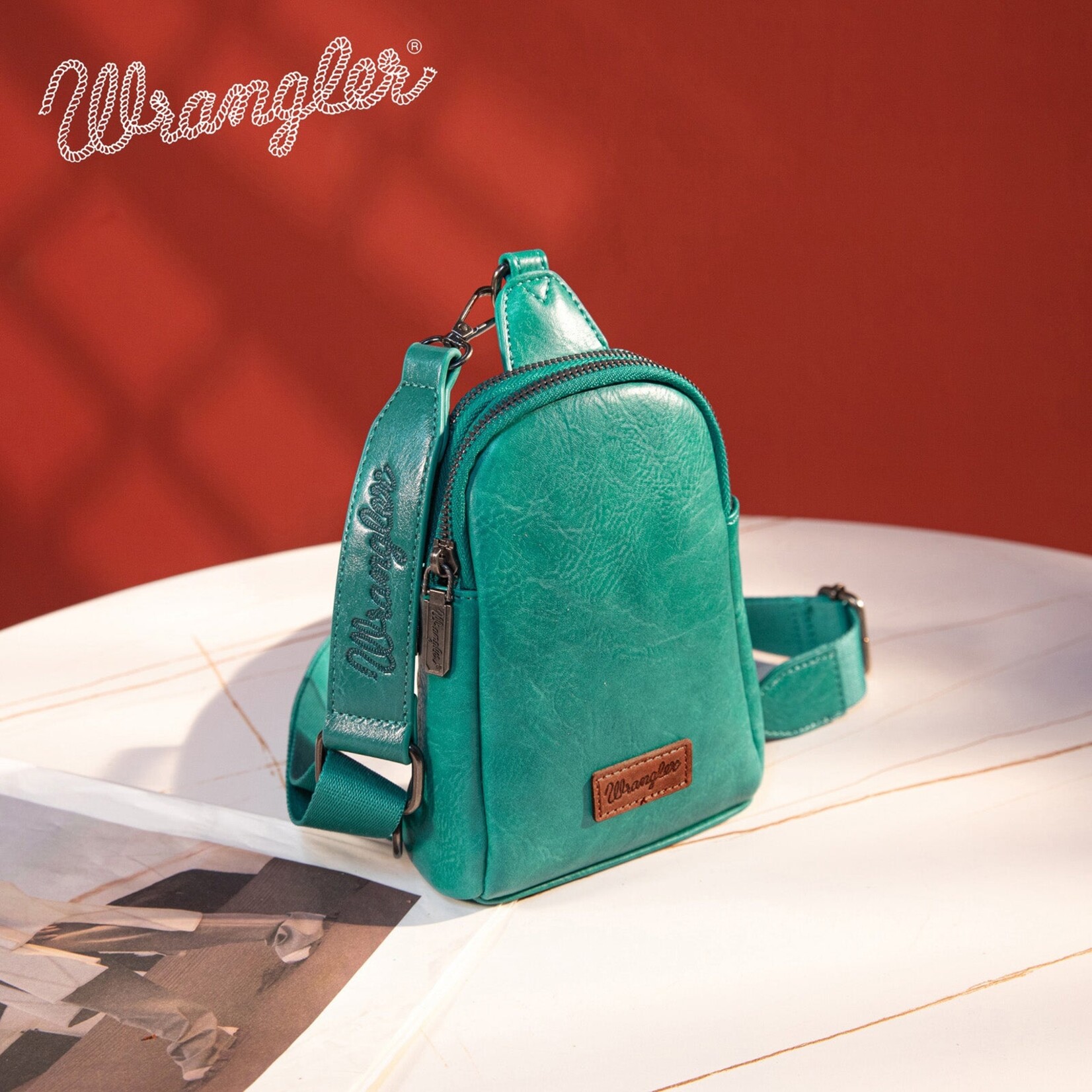 Wrangler WG87-210 - Green - Wrangler Sling Bag/Crossbody