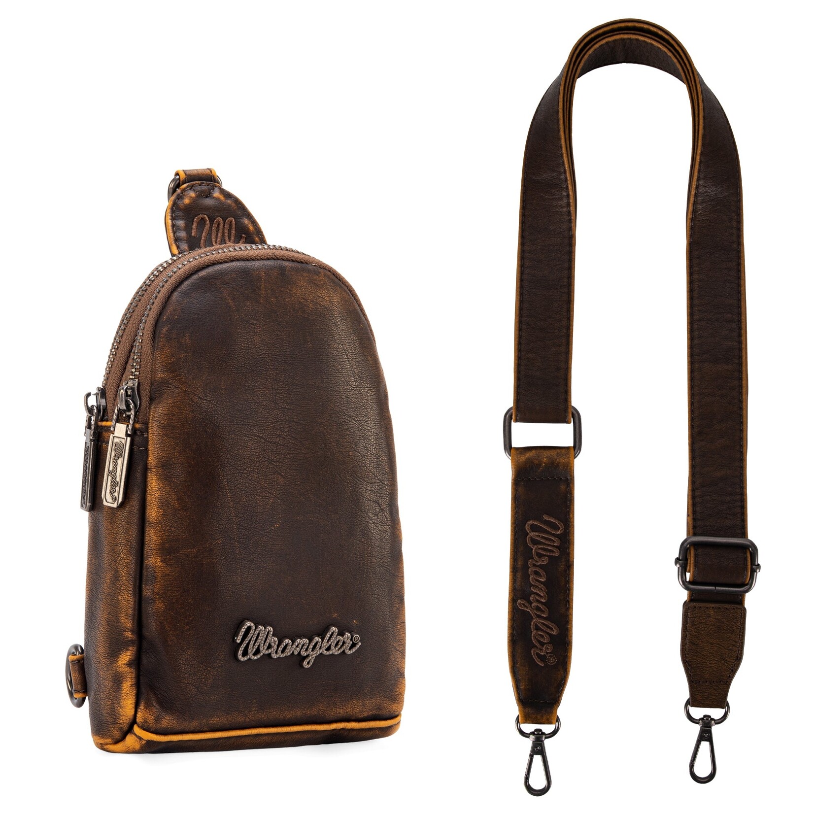 Wrangler WG87-824 - Coffee - Wrangler Sling Bag/Crossbody