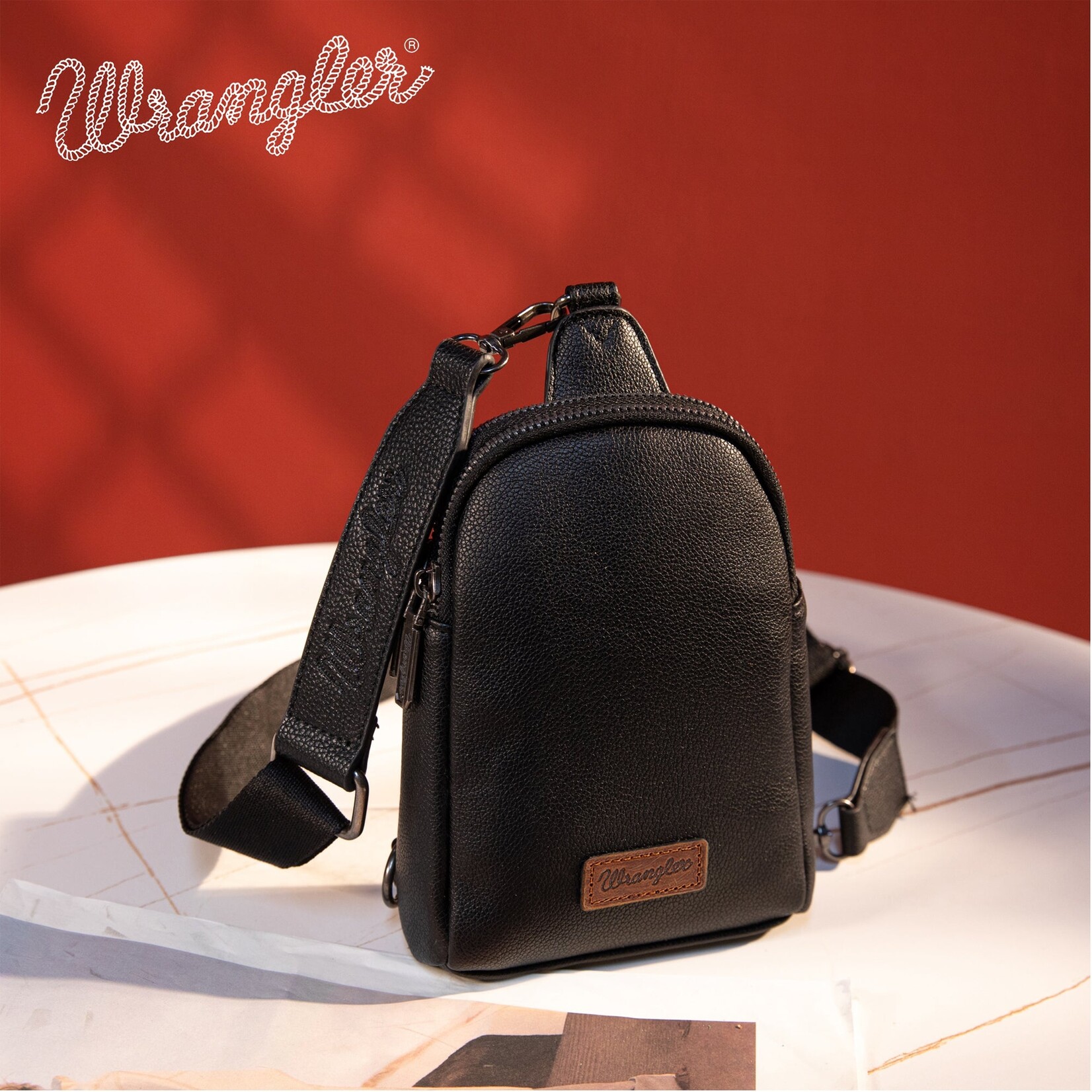 Wrangler WG87-210 - Black1 - Wrangler Sling Bag/Crossbody