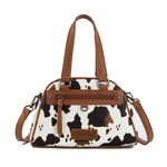 Wrangler WG399-5112BR-CW - Brown Cow - Wrangler Satchel/Crossbody Bag