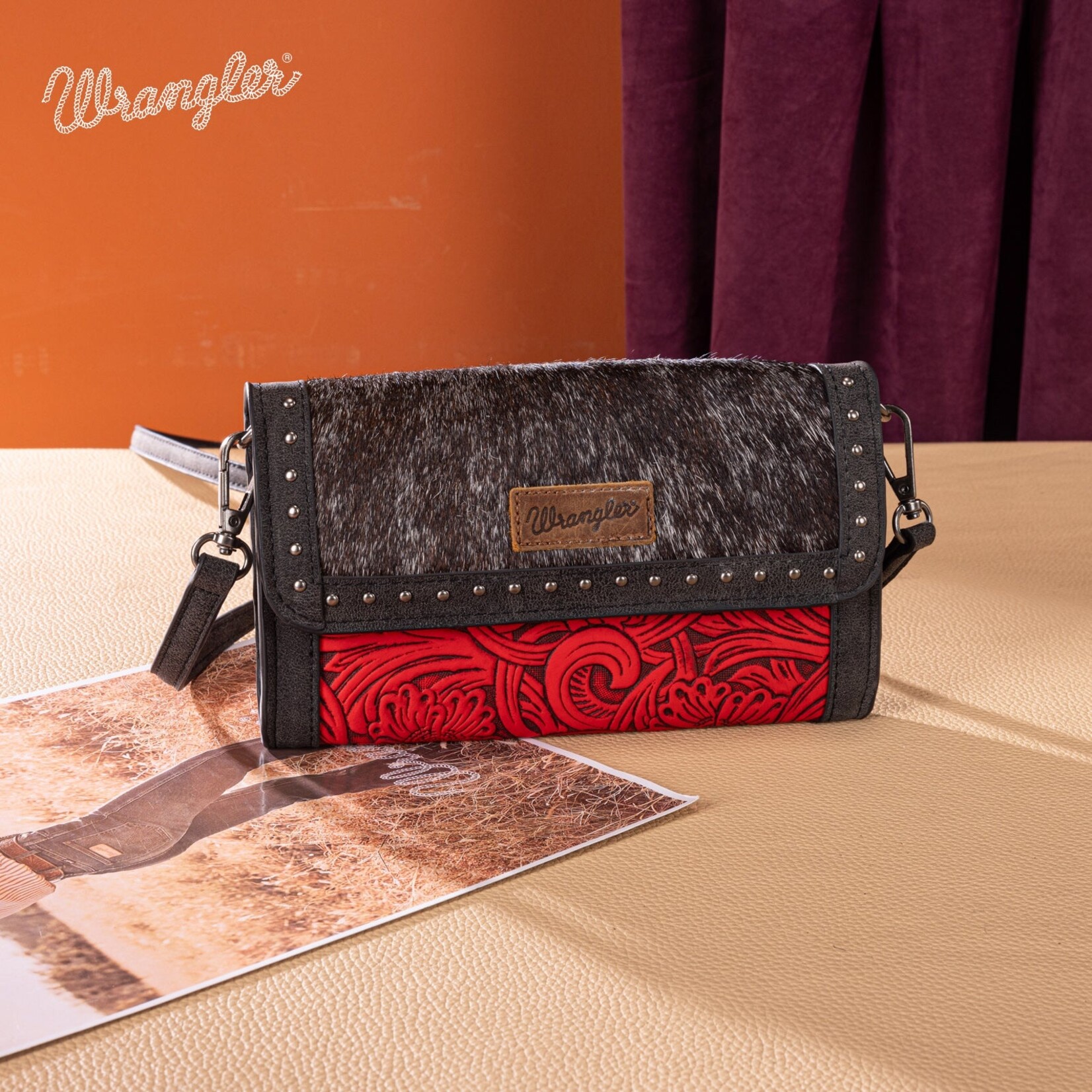 Wrangler WG252-C012RD - Red - Wrangler Wallet/Wristlet/Crossbody