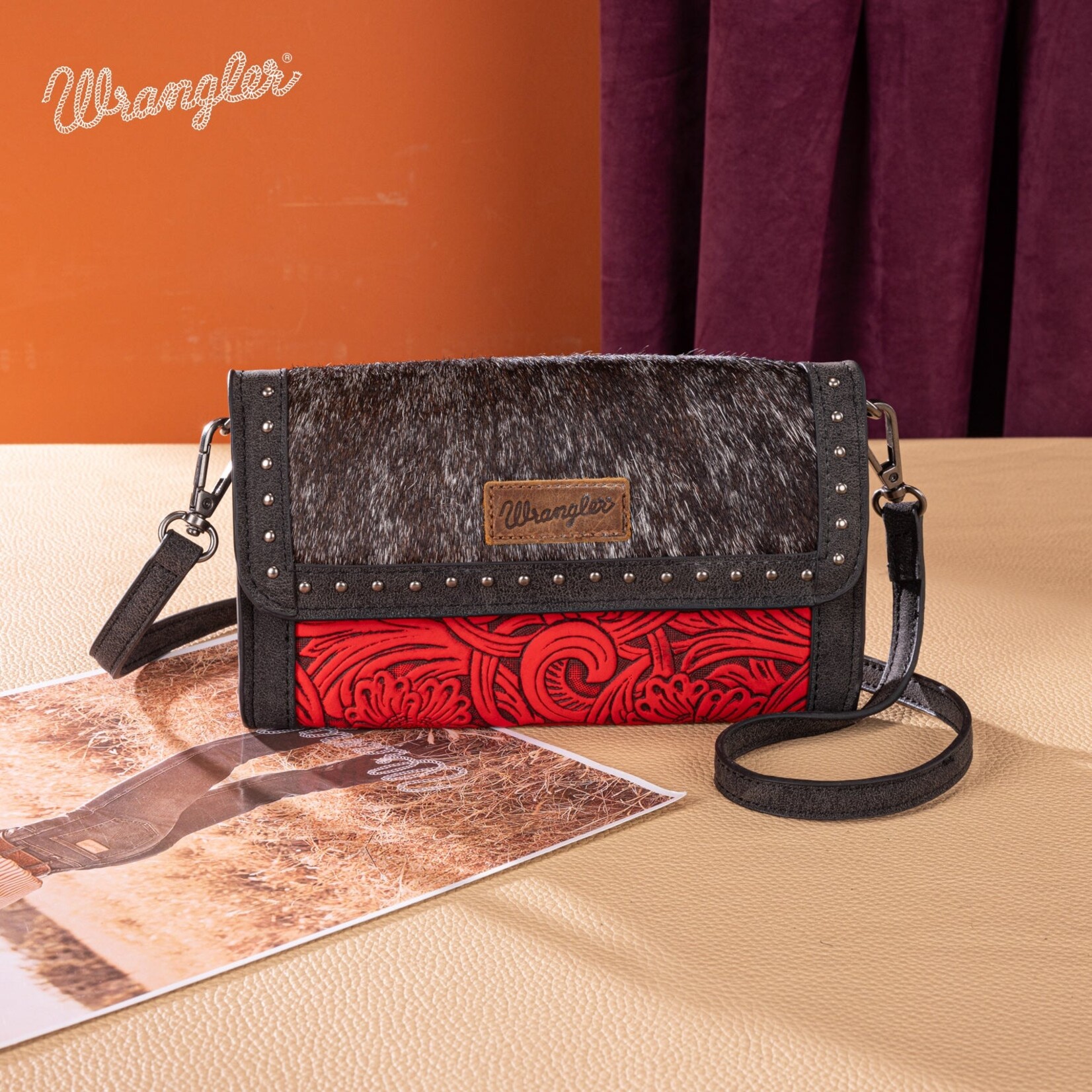 Wrangler WG252-C012RD - Red - Wrangler Wallet/Wristlet/Crossbody