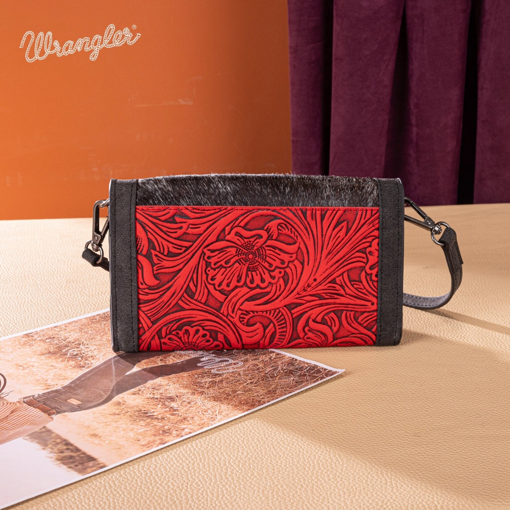 Wrangler WG252-C012RD - Red - Wrangler Wallet/Wristlet/Crossbody