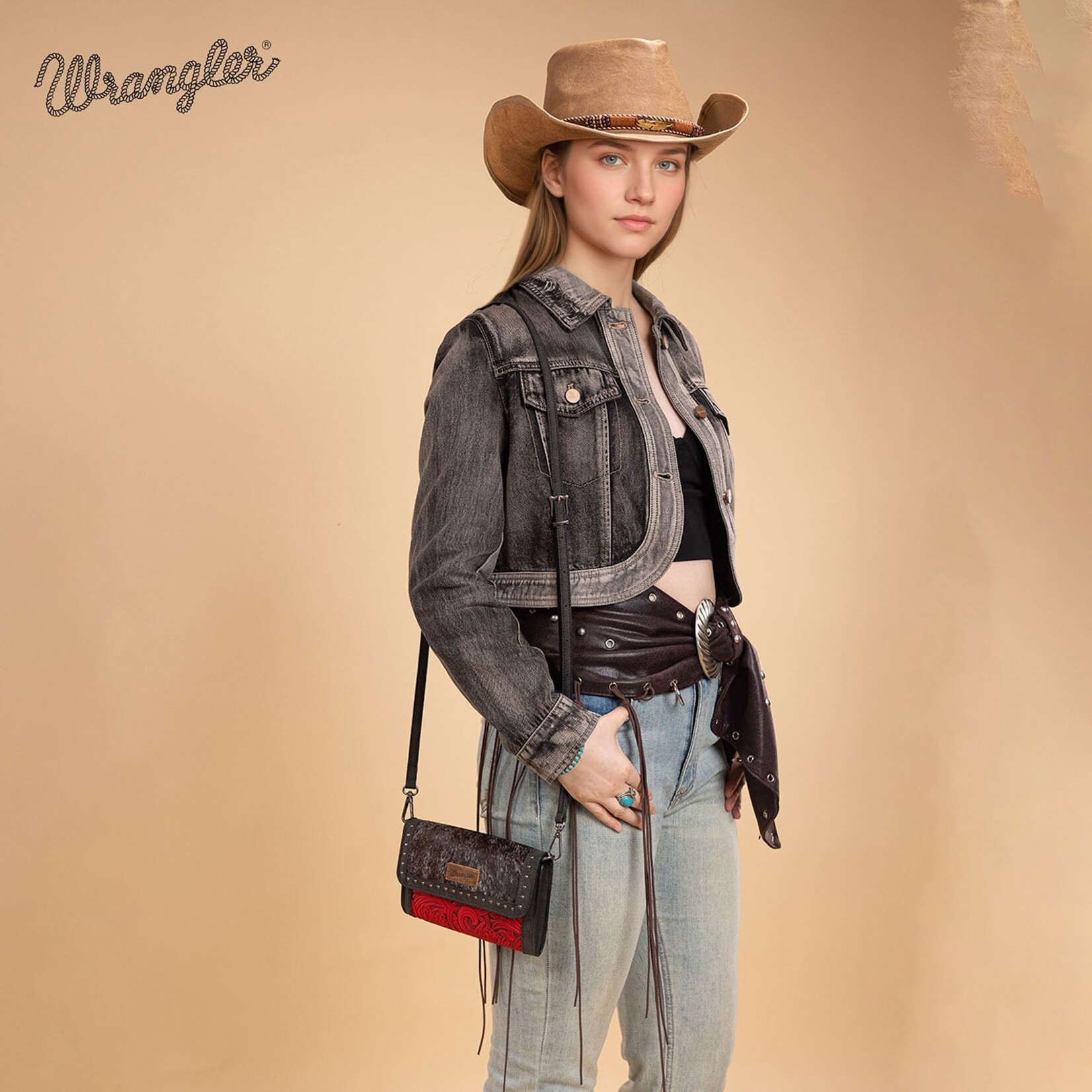 Wrangler WG252-C012RD - Red - Wrangler Wallet/Wristlet/Crossbody