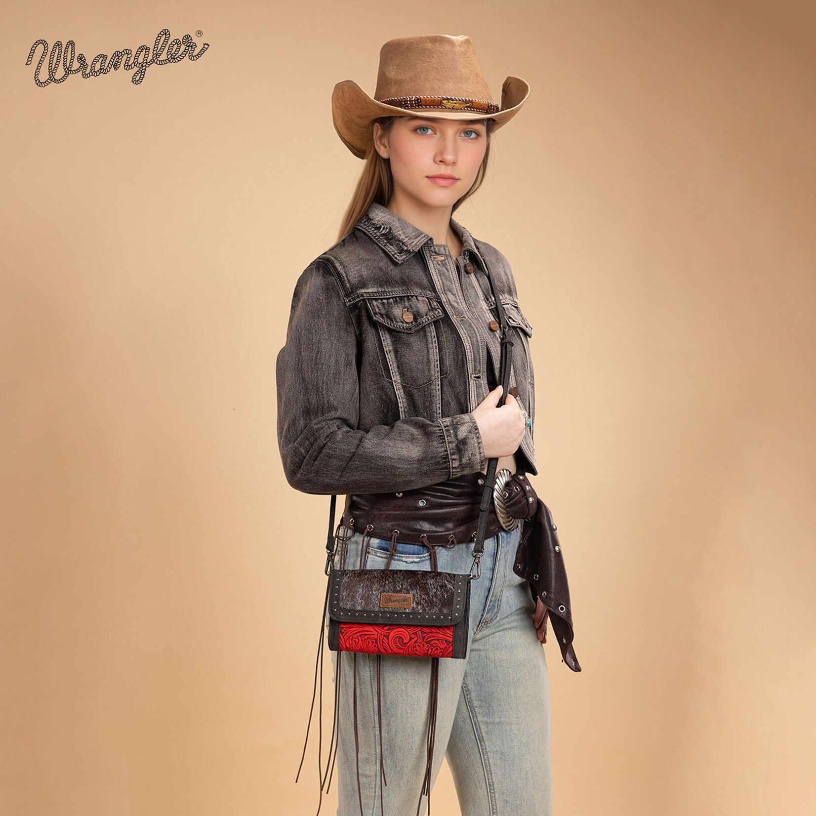Wrangler WG252-C012RD - Red - Wrangler Wallet/Wristlet/Crossbody