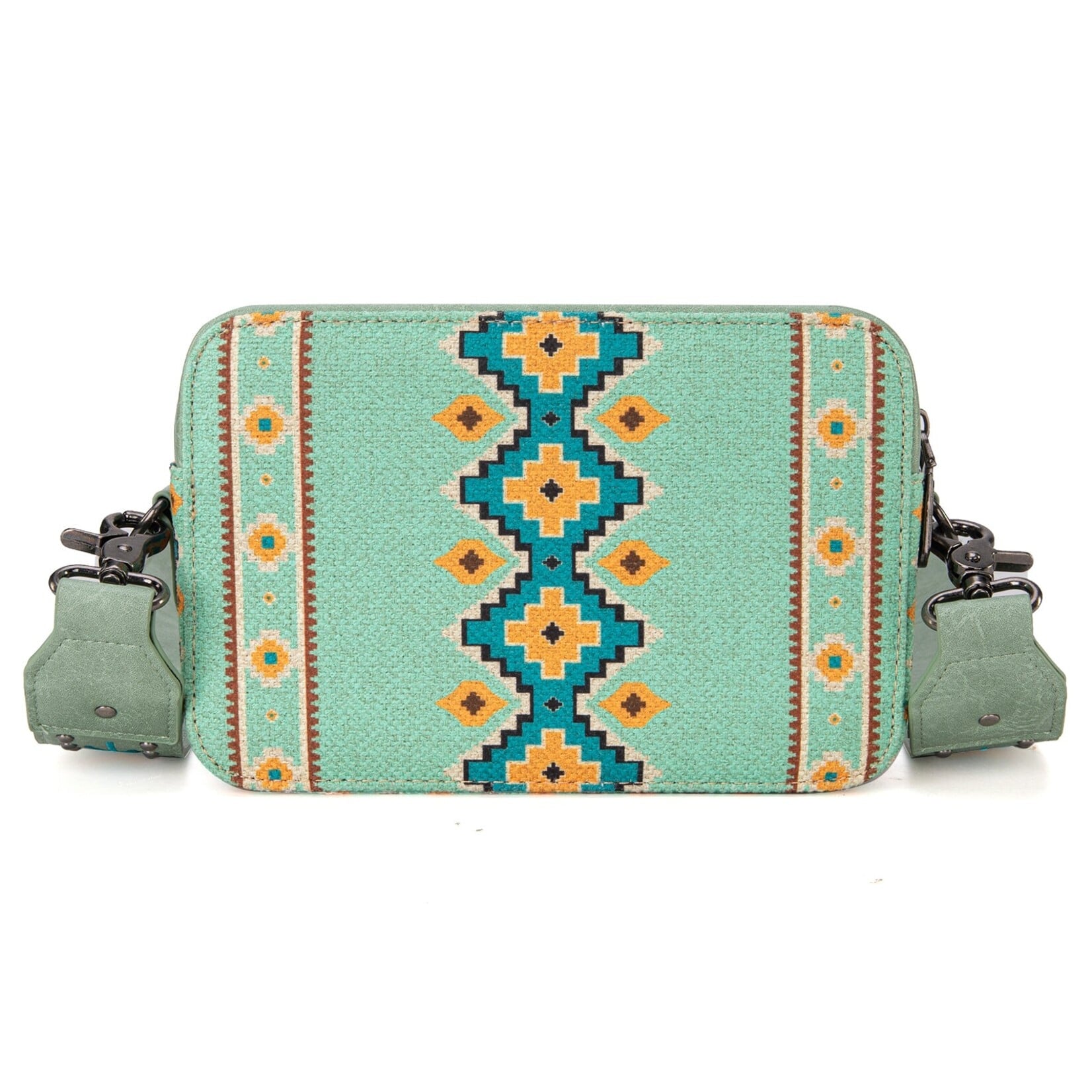 Wrangler WG2207-3003 - Green - Wrangler Crossbody Purse With Wallet Compartment