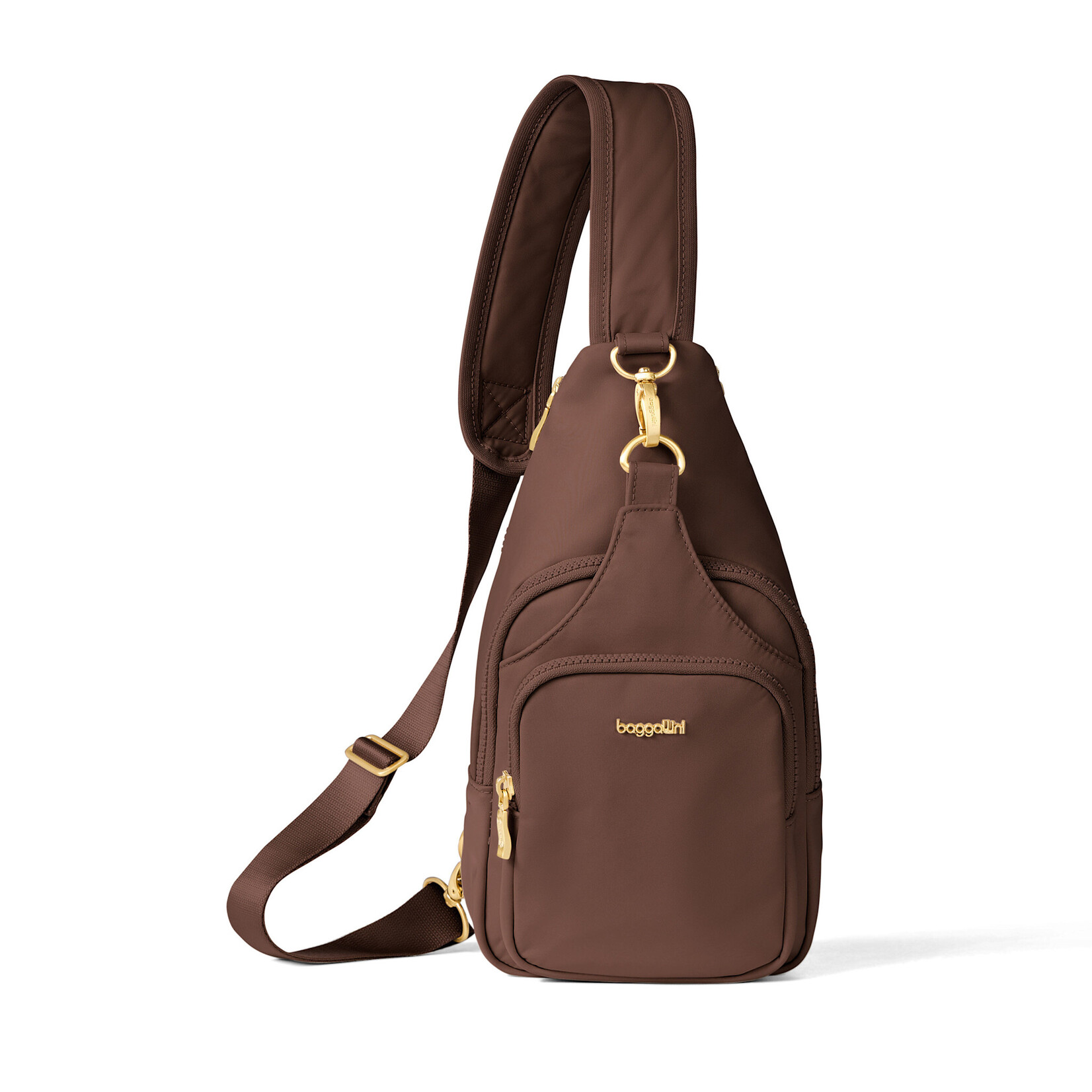 Baggallini Central Park Sling - Ganache Twill 2026