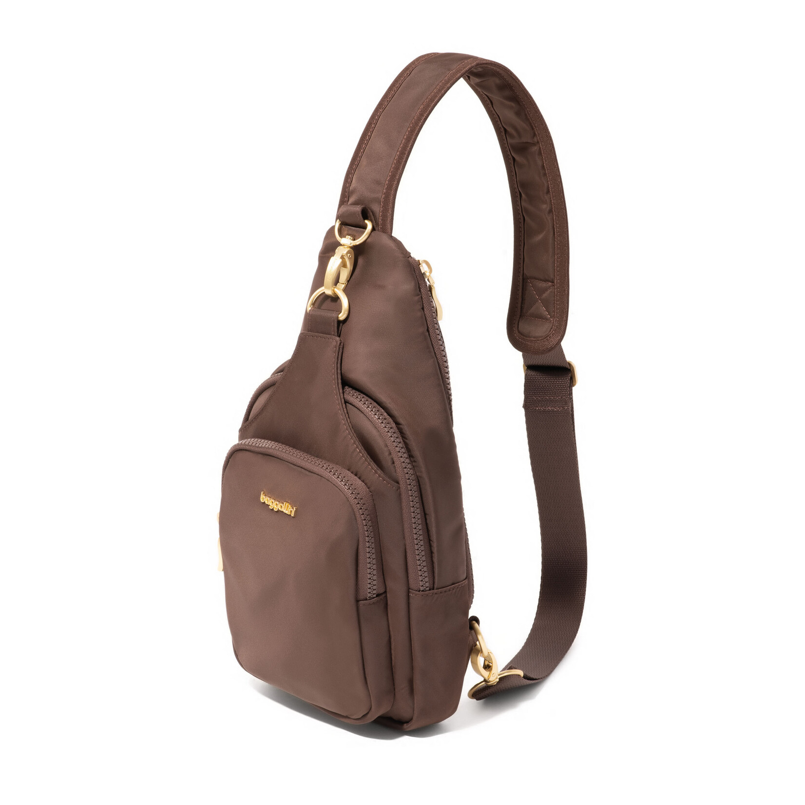 Baggallini Central Park Sling - Ganache Twill 2026