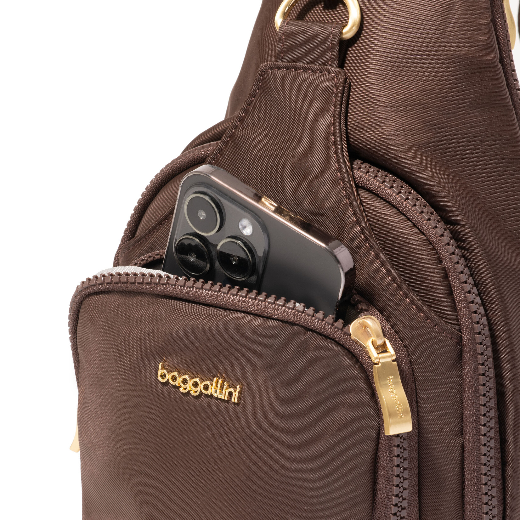Baggallini Central Park Sling - Ganache Twill 2026