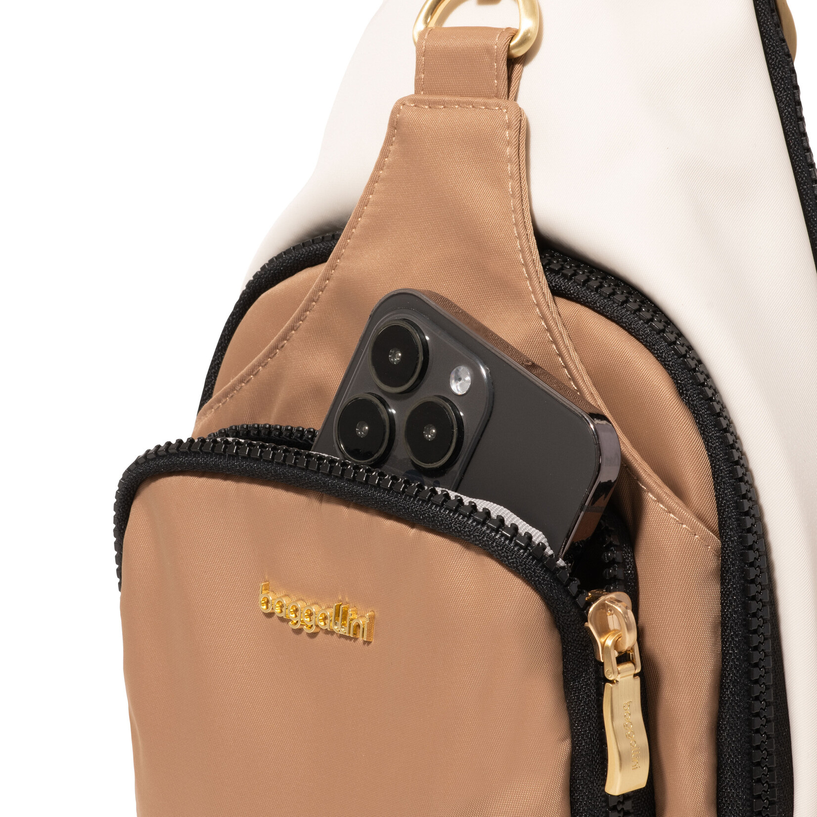 Baggallini Central Park Sling - Acorn Multi Twill 2026