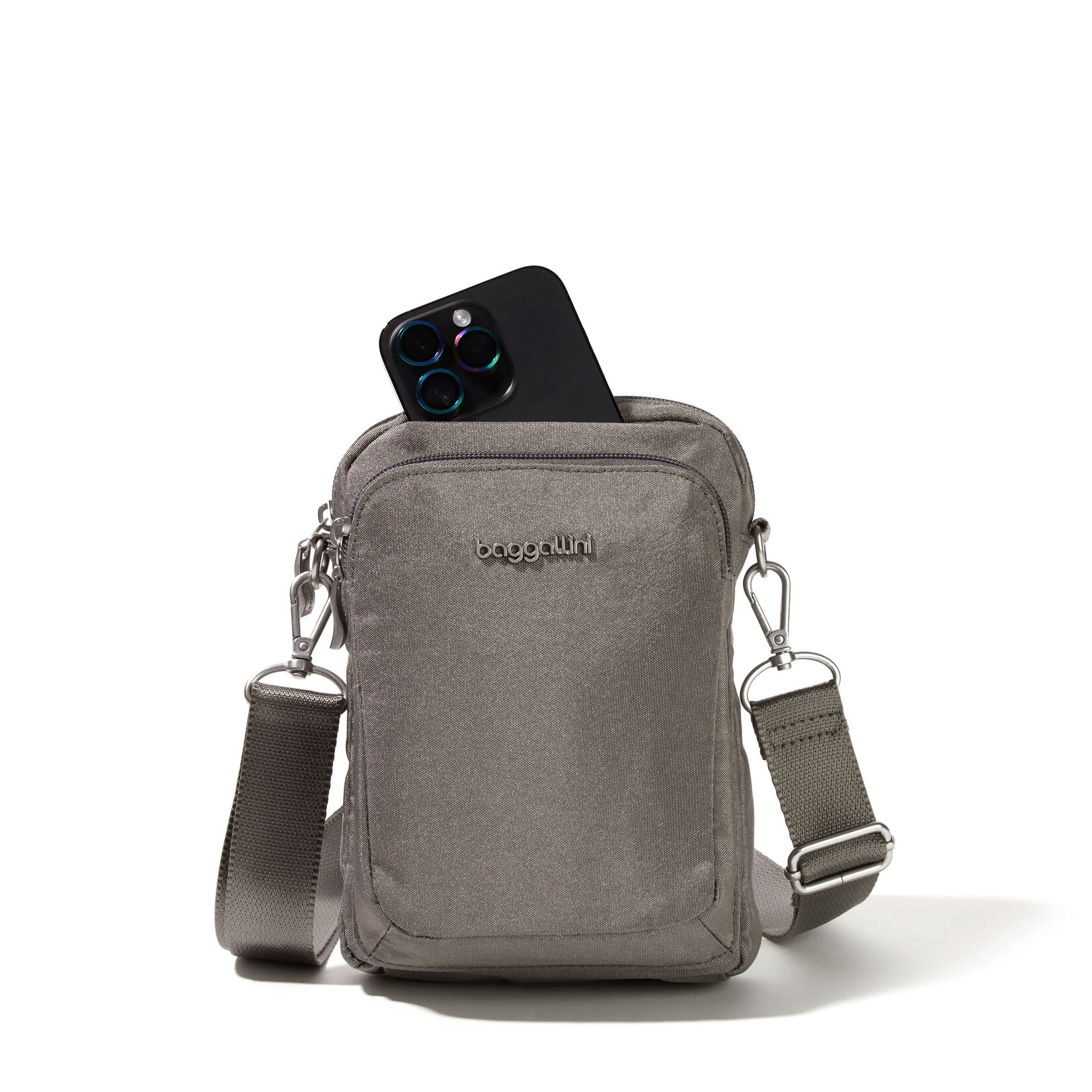 Baggallini True Classic Explorer Crossbody - Sterling Shimmer 2026