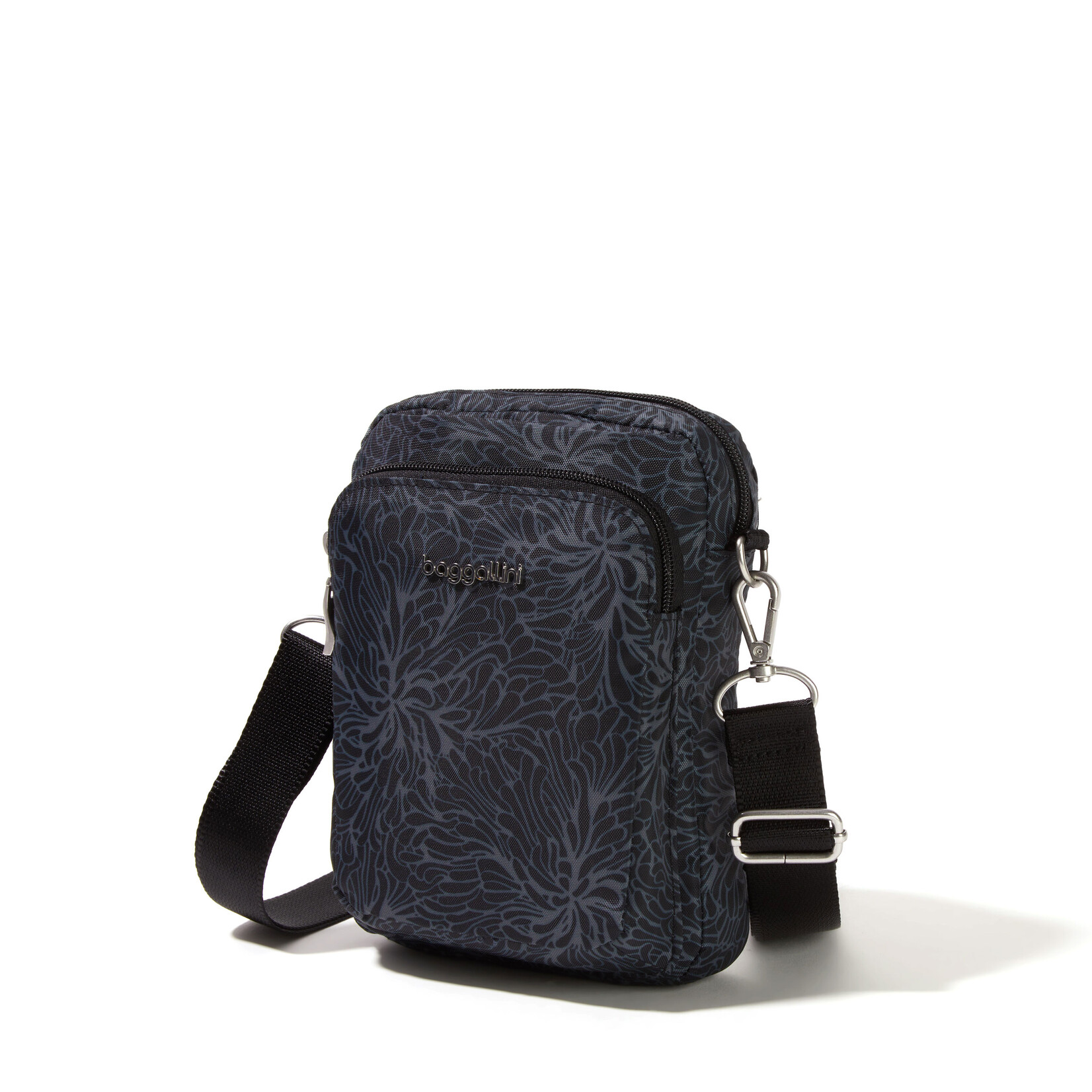 Baggallini True Classic Explorer Crossbody - Midnight Blossom Print 2026