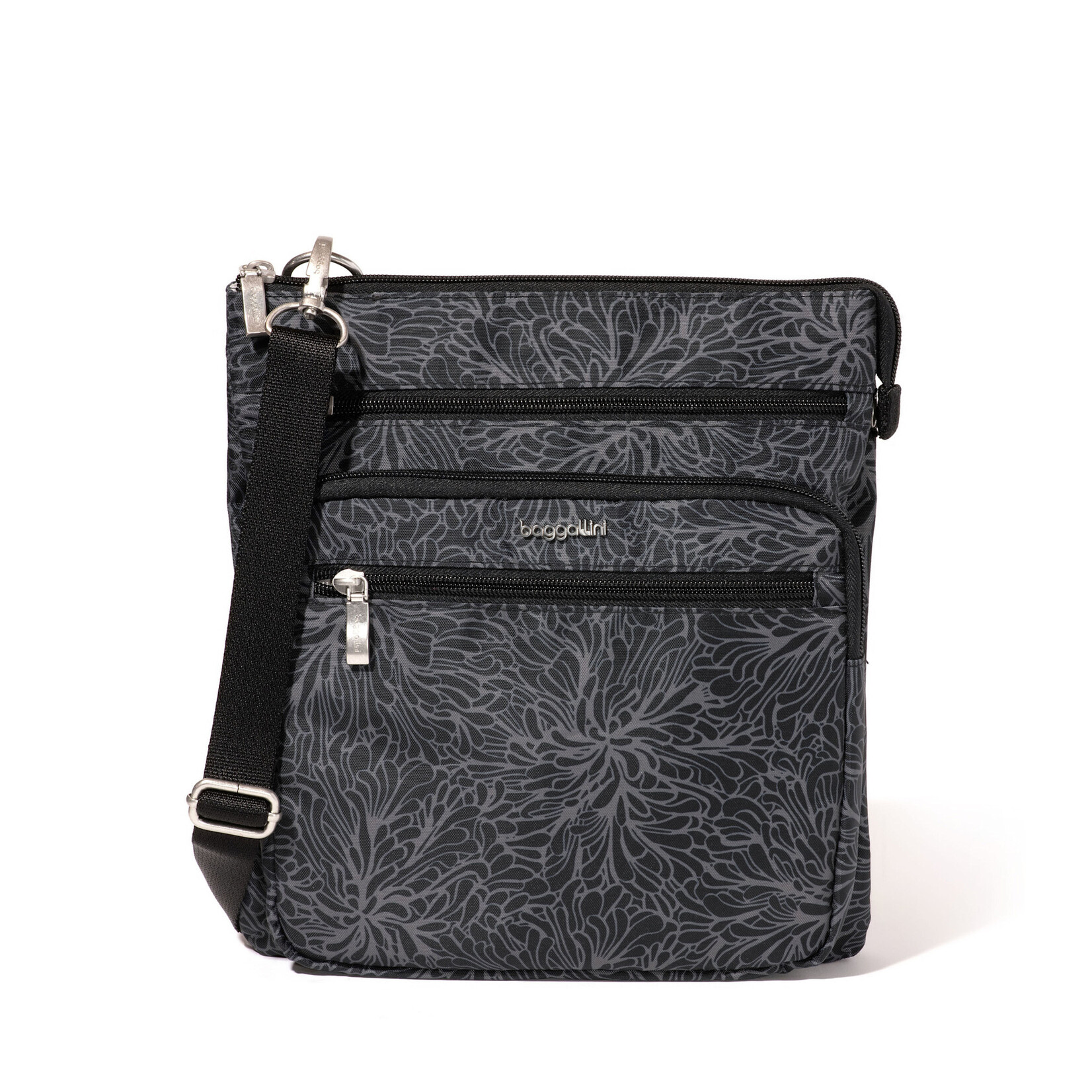 Baggallini Modern Everywhere Out and About Crossbody - Midnight Blossom Print 2026
