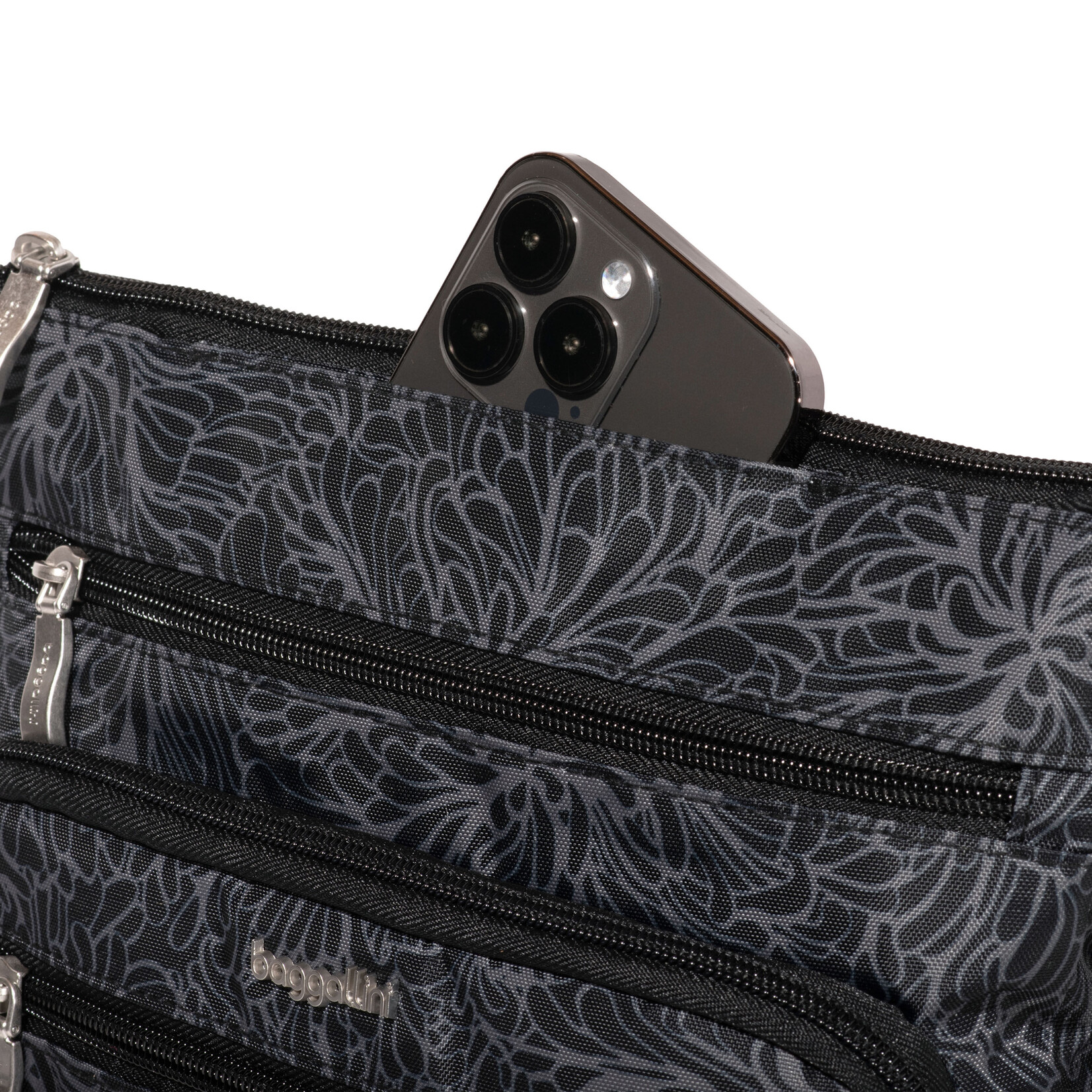 Baggallini Modern Everywhere Out and About Crossbody - Midnight Blossom Print 2026