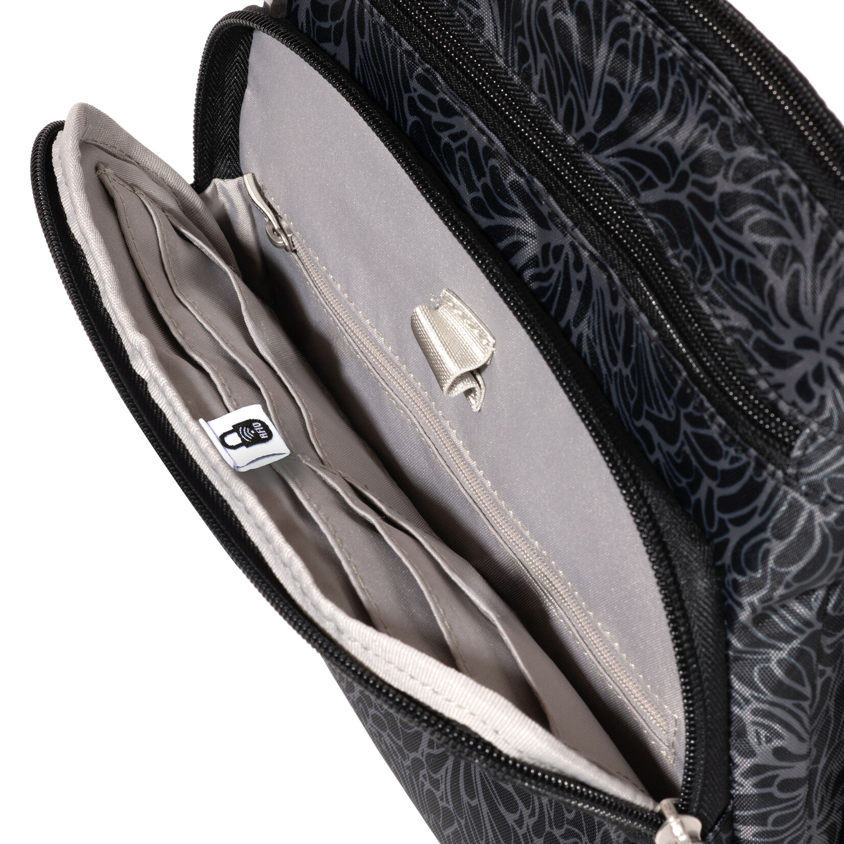 Baggallini Modern Everywhere Out and About Crossbody - Midnight Blossom Print 2026