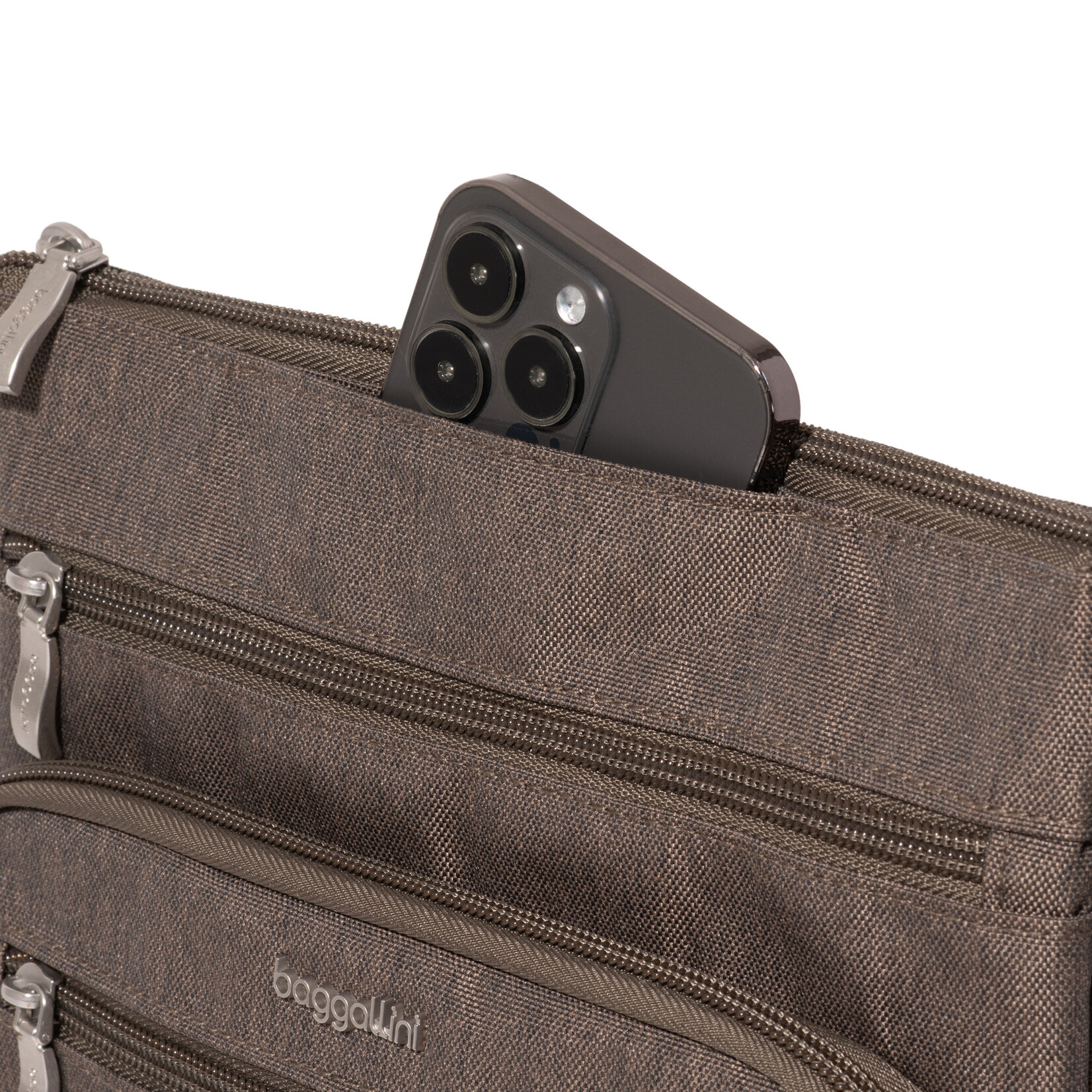 Baggallini Modern Everywhere Out and About Crossbody - Dark Umber Heritage 2026