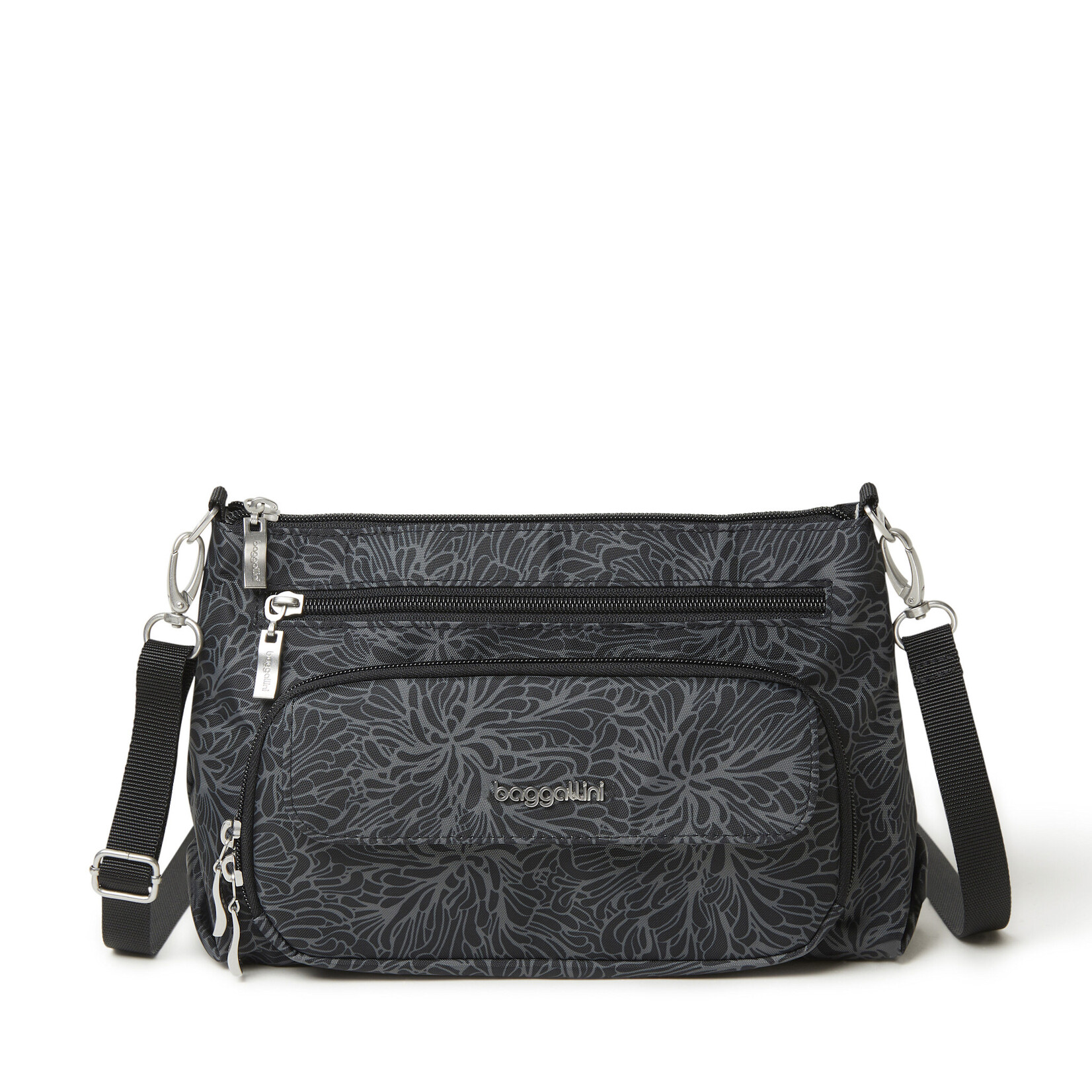 Baggallini Legacy Original RFID Everyday Bagg - Midnight Blossom Print 2026