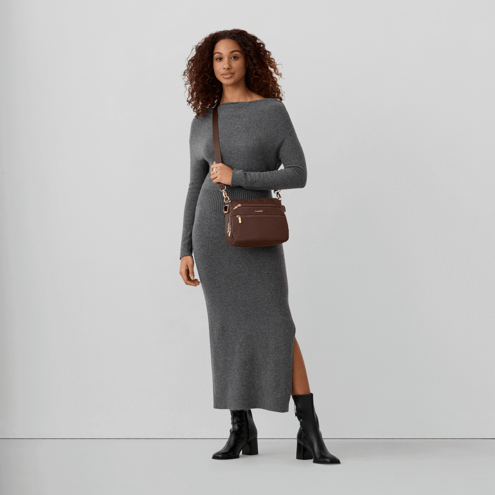 Baggallini Marais Crossbody - Black Twill 2026