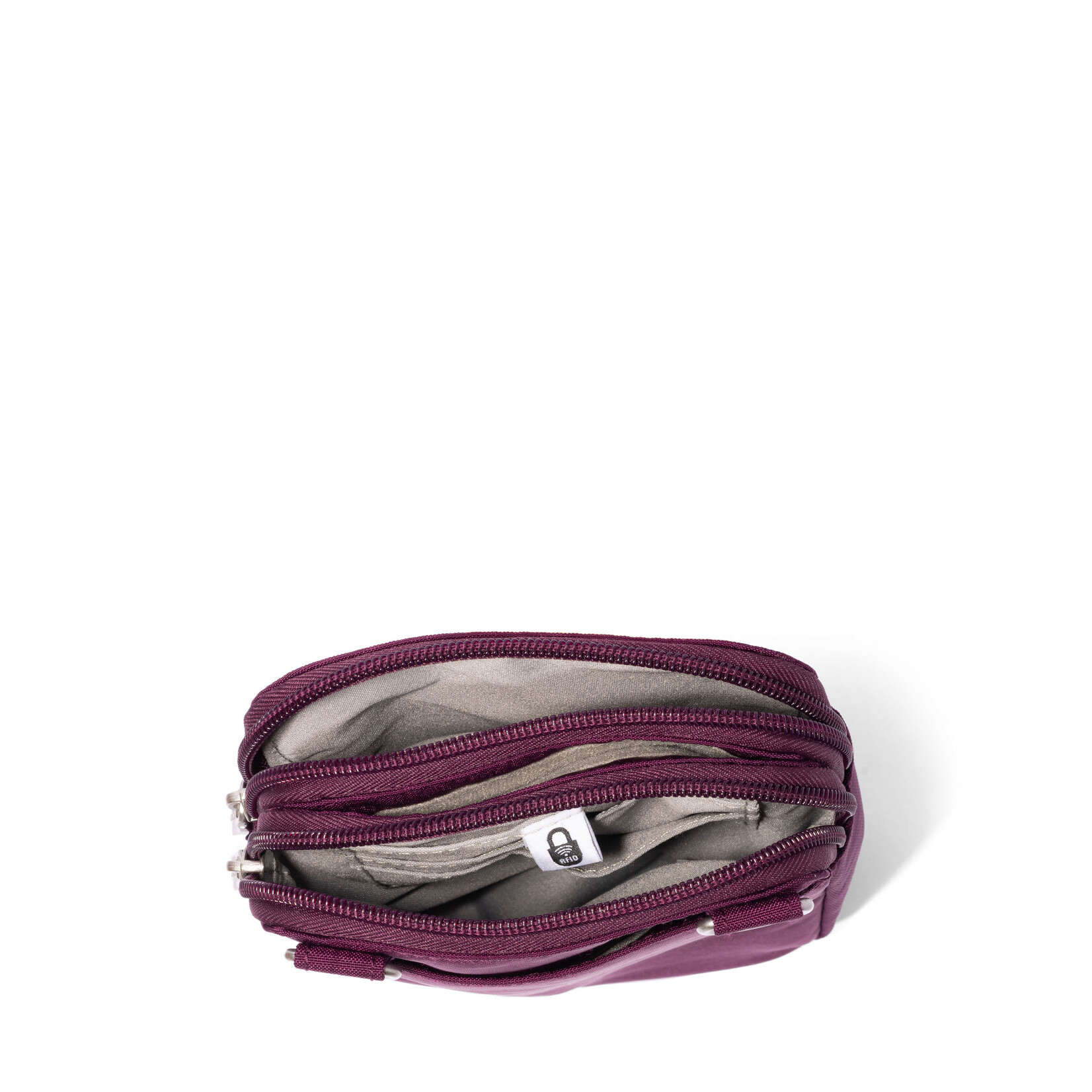 Baggallini Modern Take Two RFID Crossbody - Mulberry 2026