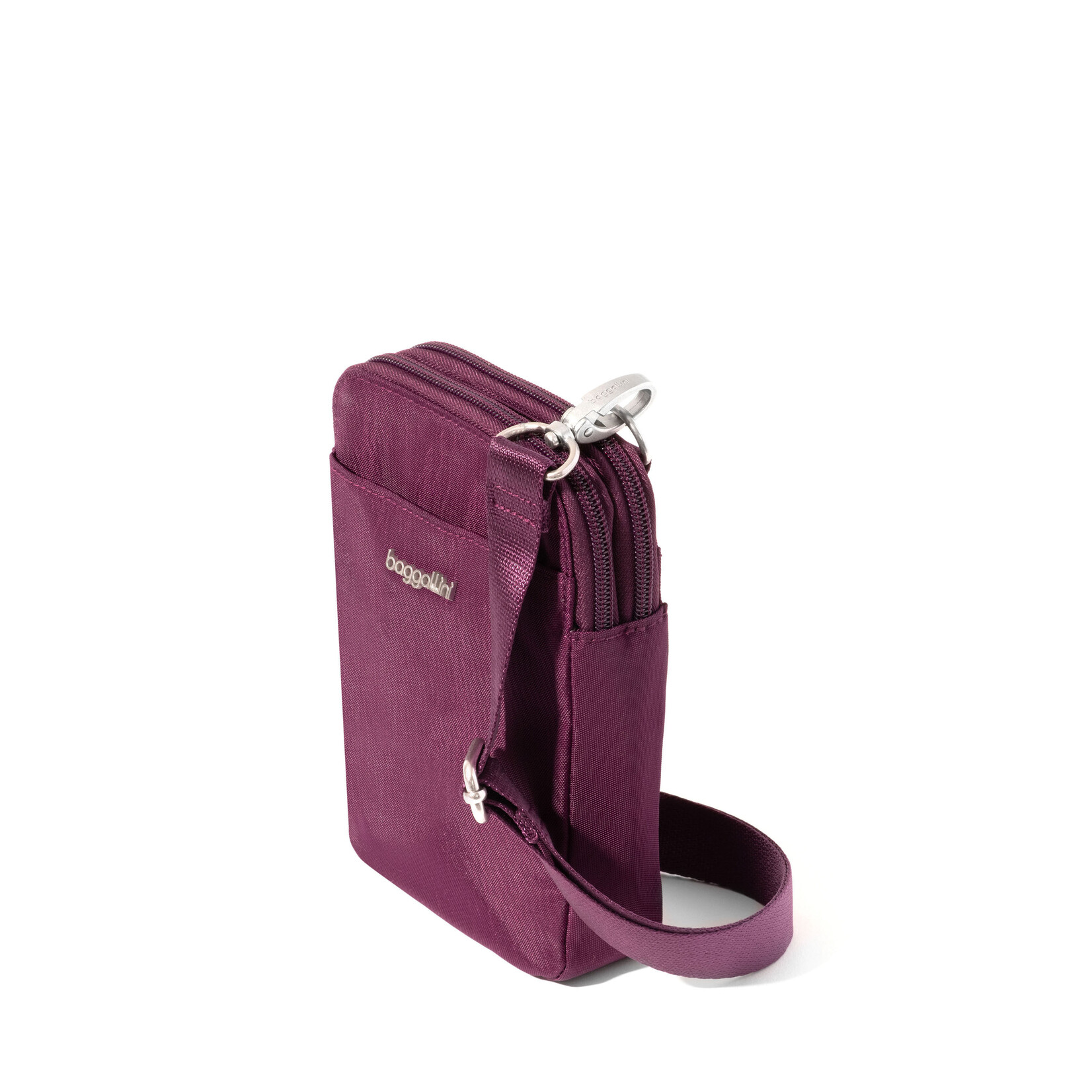 Baggallini Modern Take Two RFID Crossbody - Mulberry 2026