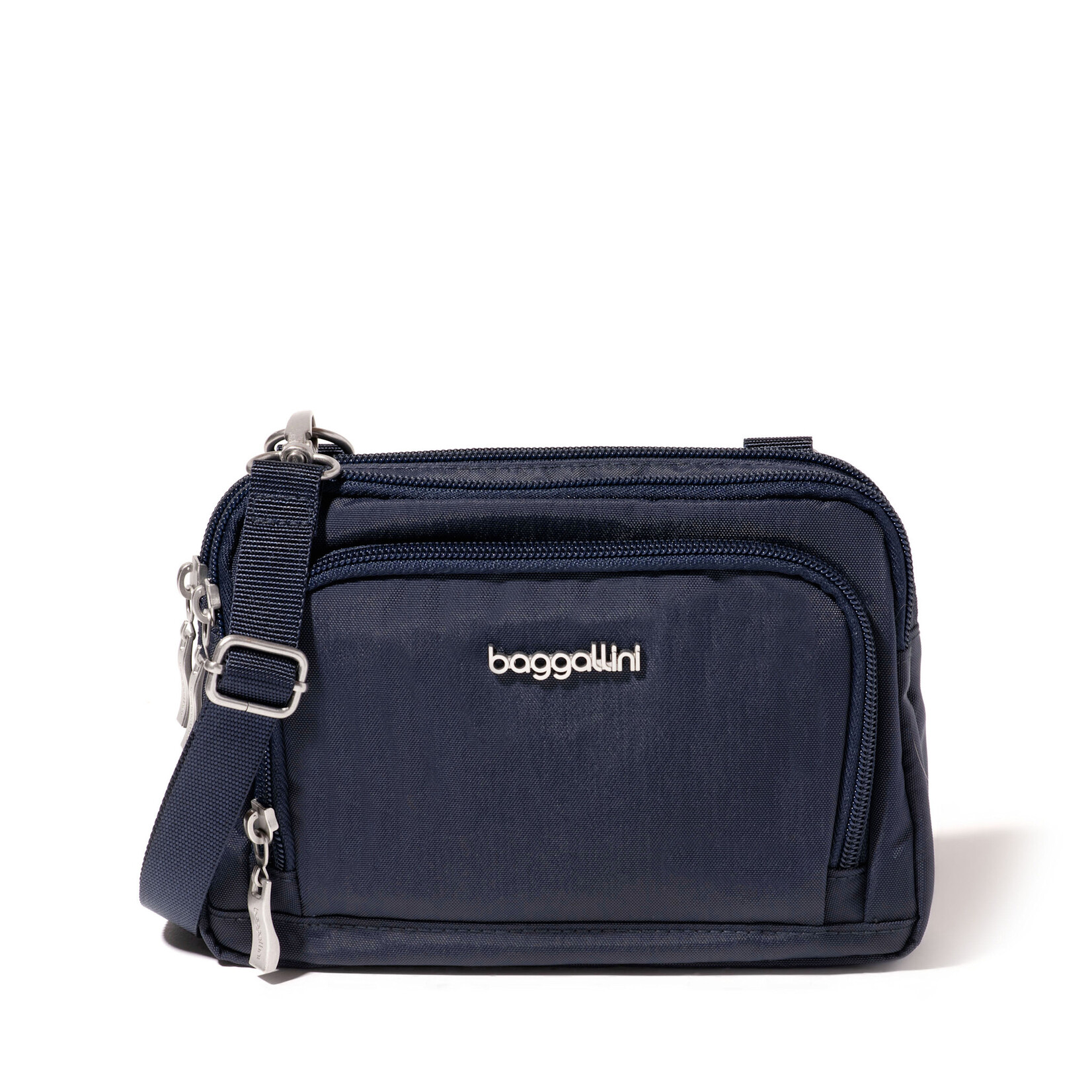Baggallini Trifecta RFID Wallet Crossbody - French Navy 2026