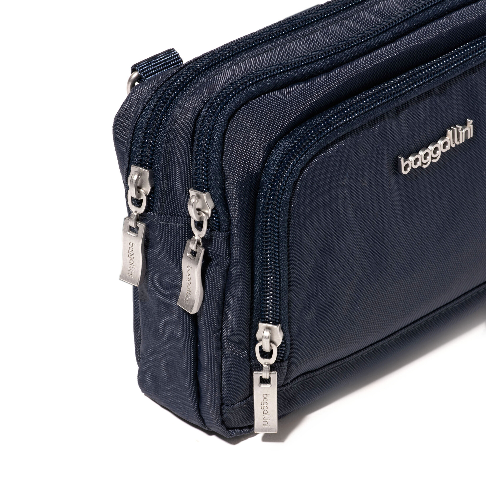 Baggallini Trifecta RFID Wallet Crossbody - French Navy 2026