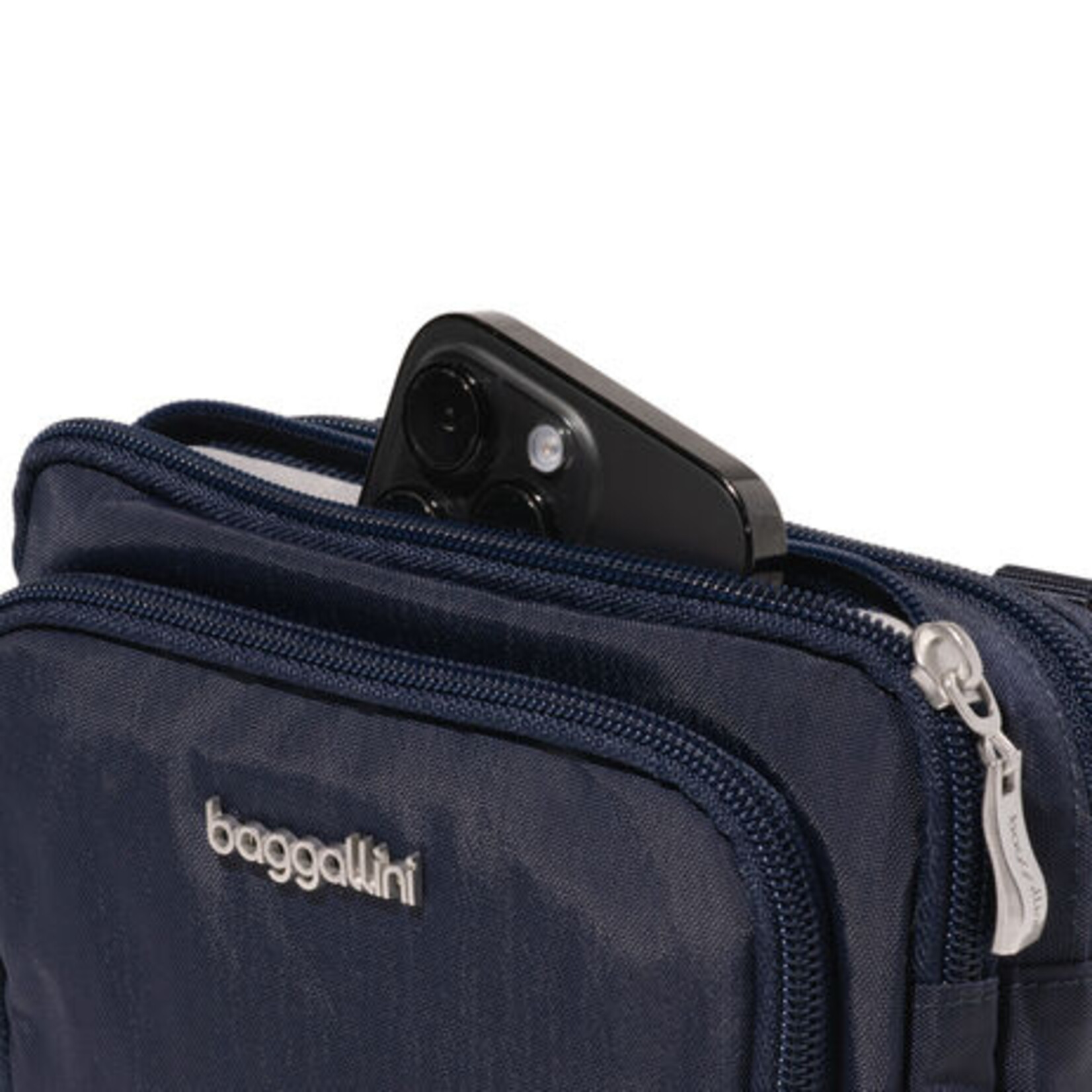 Baggallini Trifecta RFID Wallet Crossbody - French Navy 2026