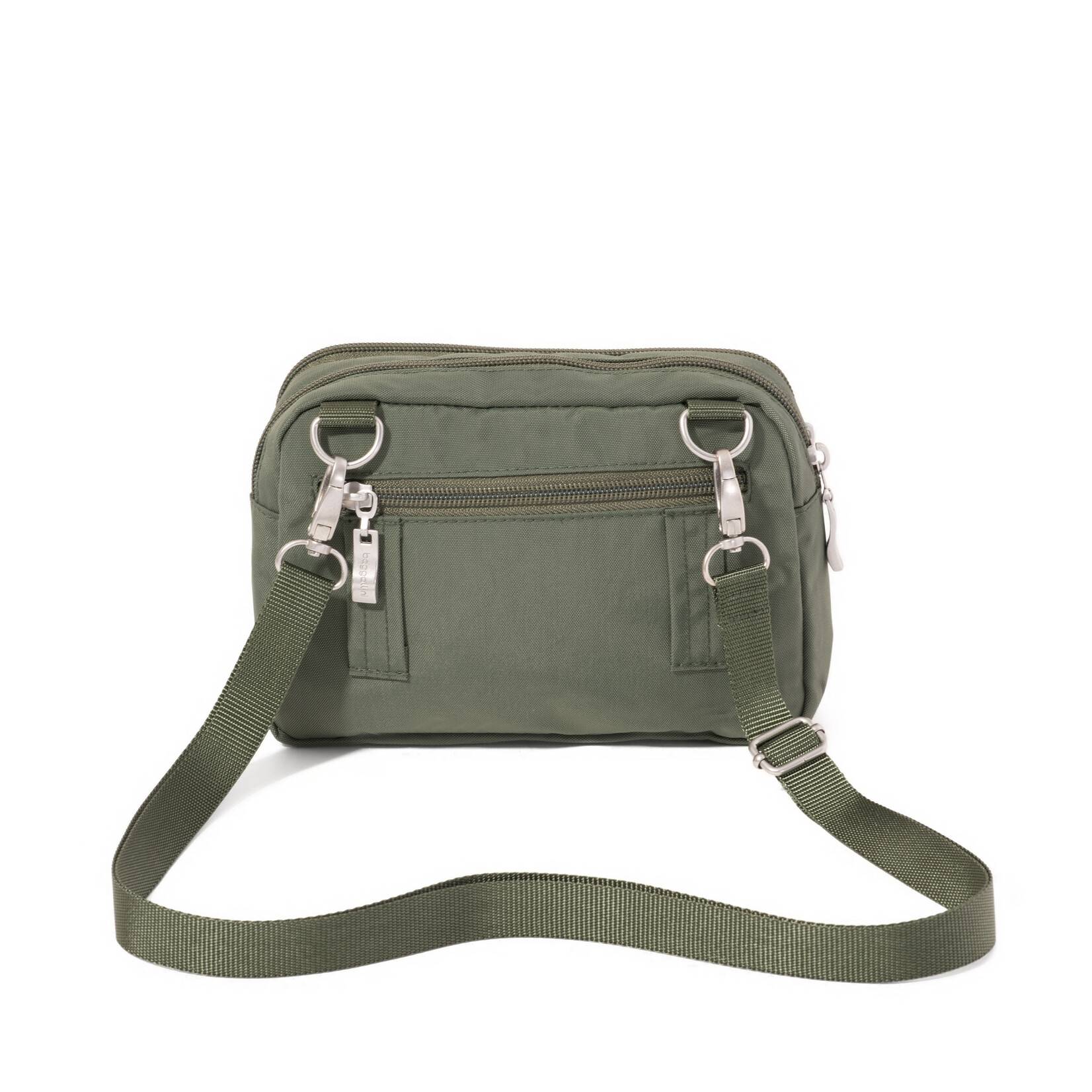 Baggallini Trifecta RFID Wallet Crossbody - Olive Heritage 2026