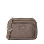 Baggallini Trifecta RFID Wallet Crossbody - Dark Umber Heritage 2026