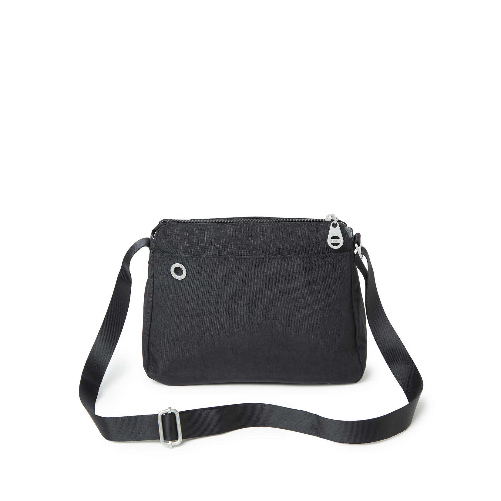 Baggallini True Classic Calais Crossbody - Black Cheetah Embossed 2026