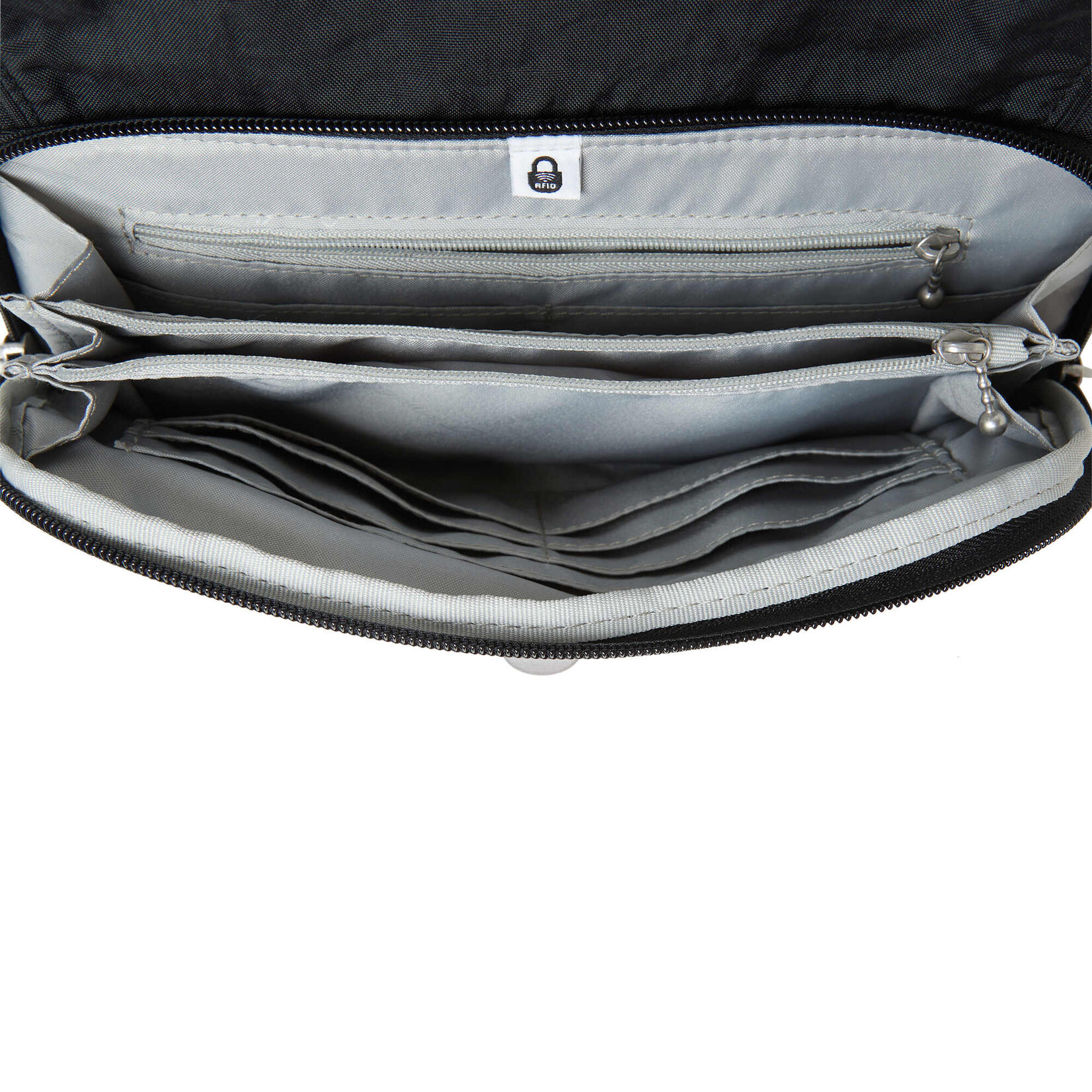 Baggallini True Classic Calais Crossbody - Black Cheetah Embossed 2026