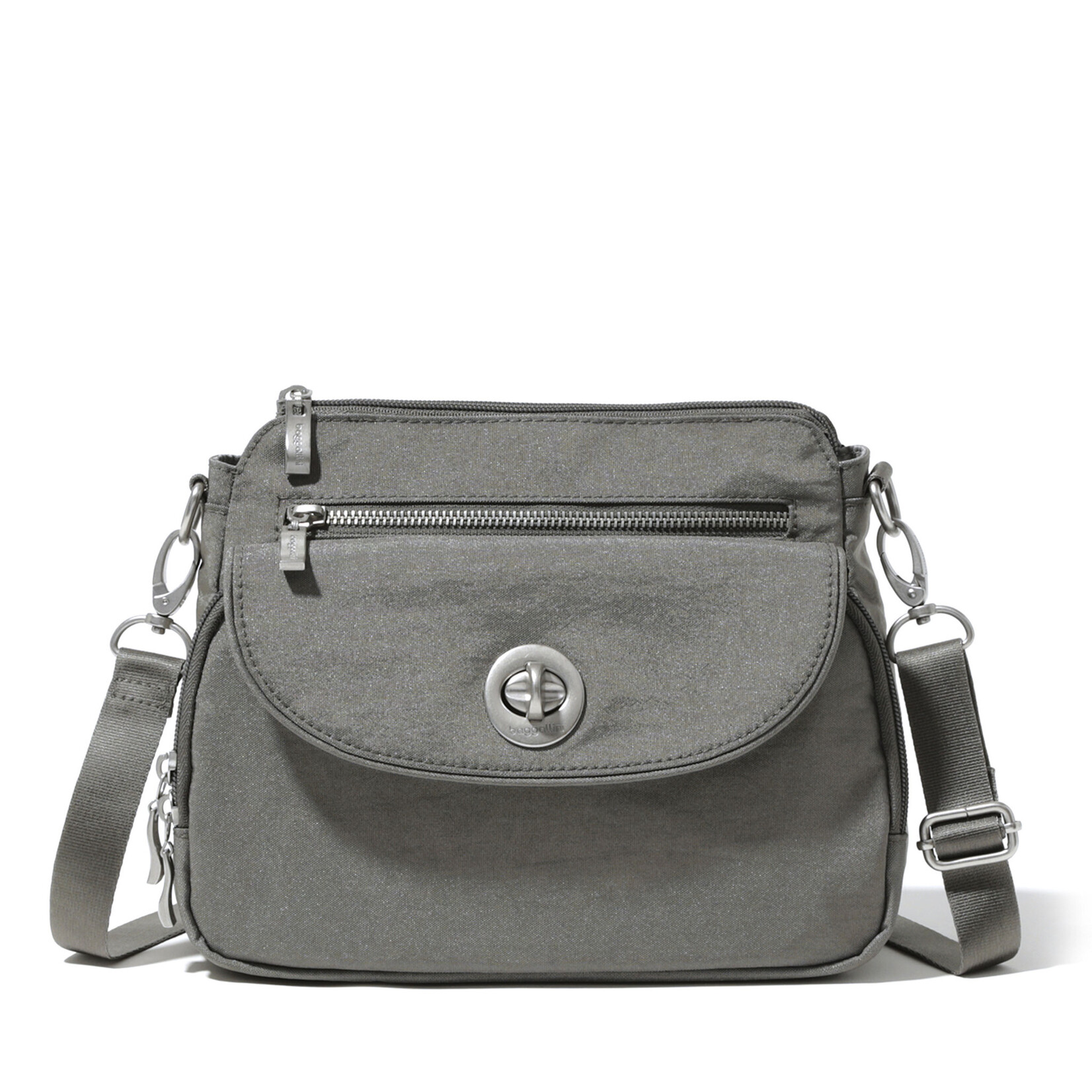 Baggallini True Classic Calais Crossbody - Sterling Shimmer 2026