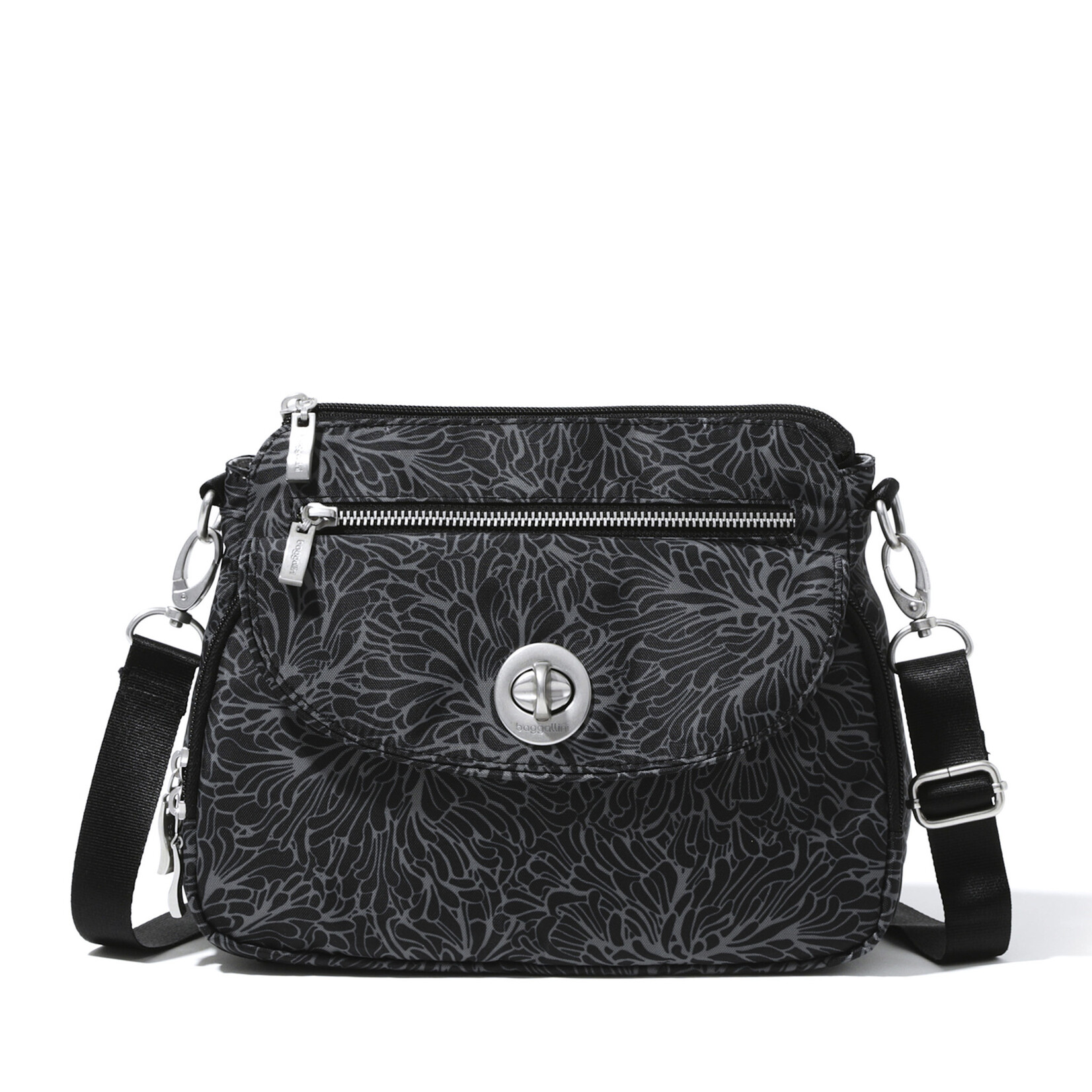 Baggallini True Classic Calais Crossbody - Midnight Blossom Print 2026
