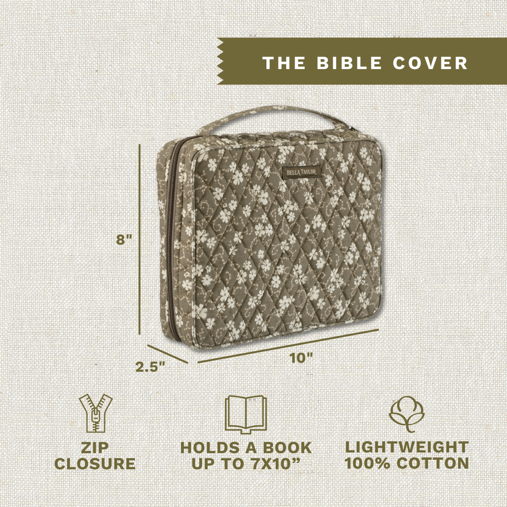Bella Taylor Bible Cover - Woodland Floral