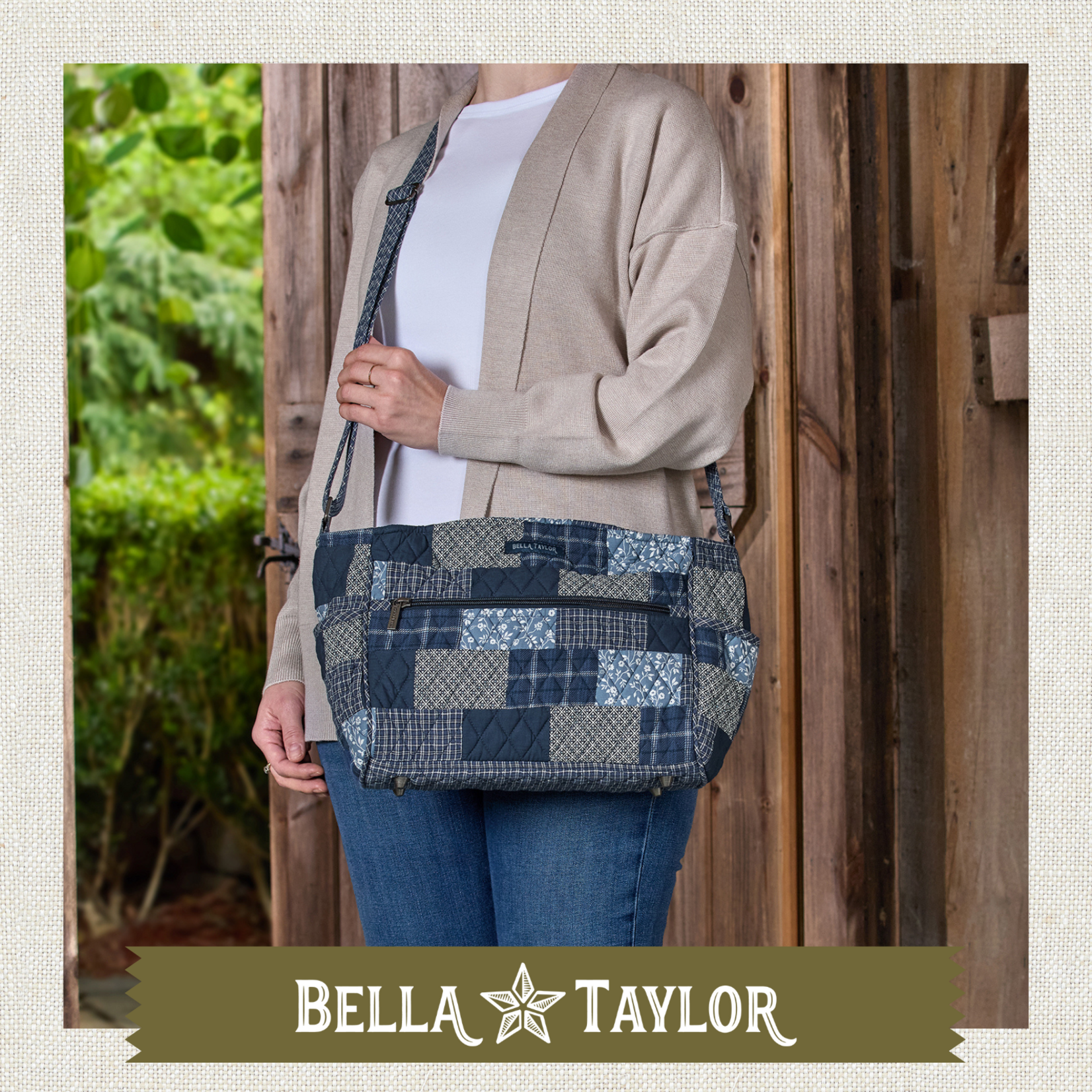 Bella Taylor Claire Handbag - Heritage Blue