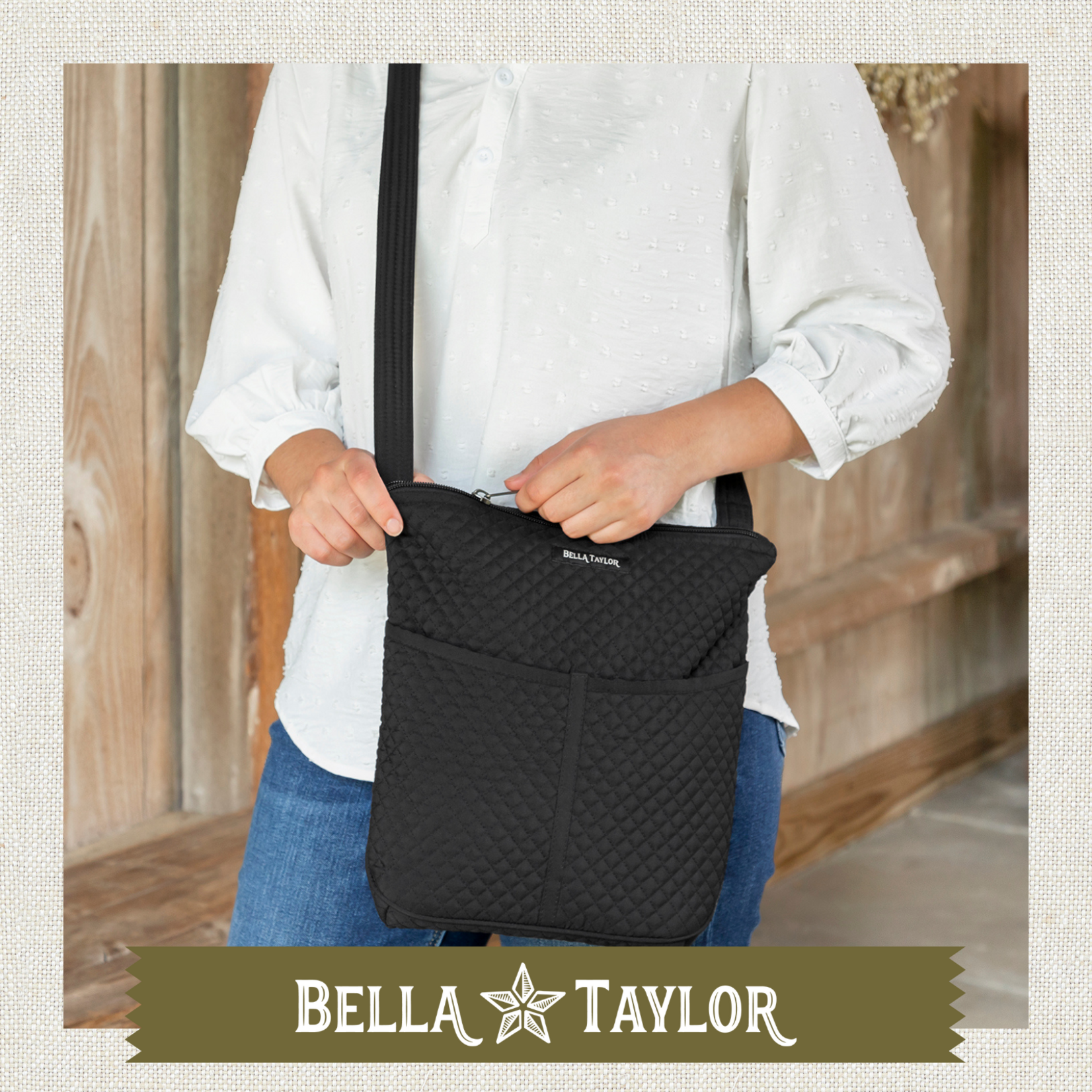 Bella Taylor Hipster - Khaki Chambray