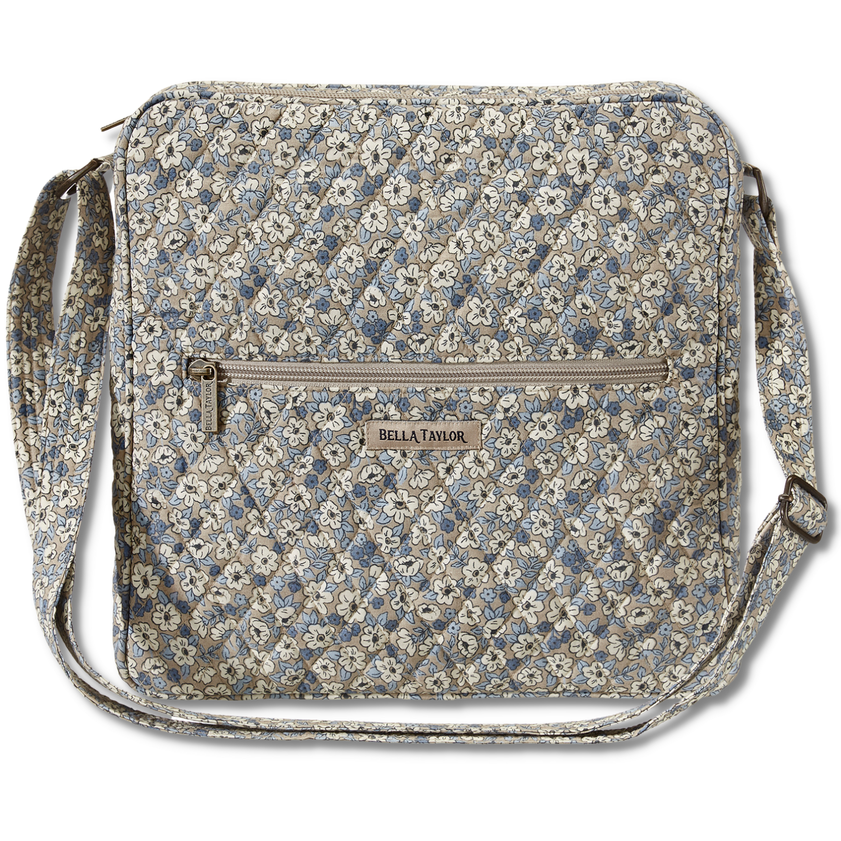 Bella Taylor Large Crossbody - Khaki Floral