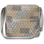 Bella Taylor Large Crossbody - Khaki Patchwork