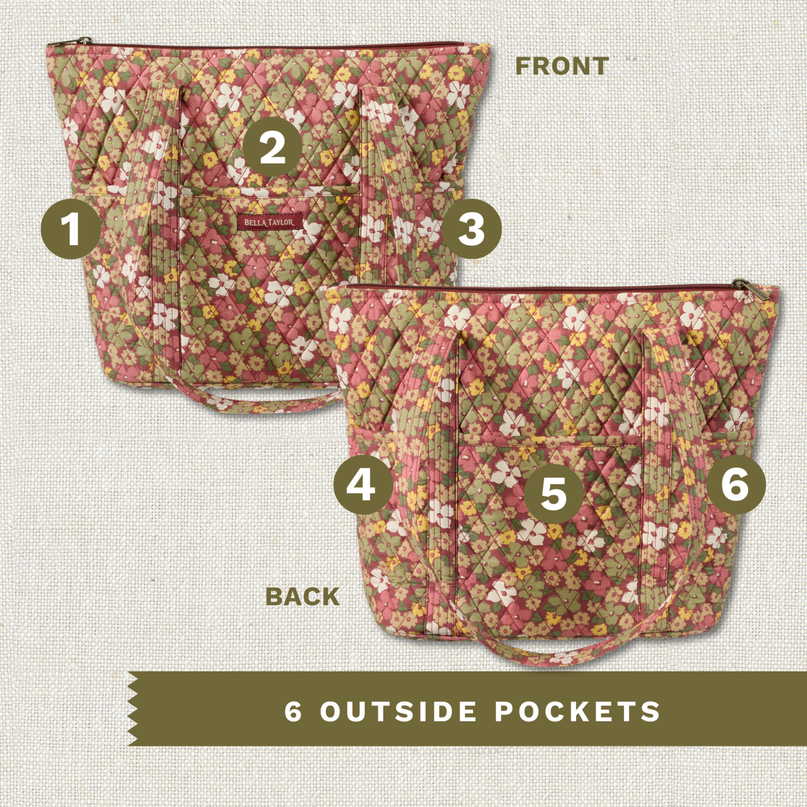 Bella Taylor Stride Tote - Autumn Garden