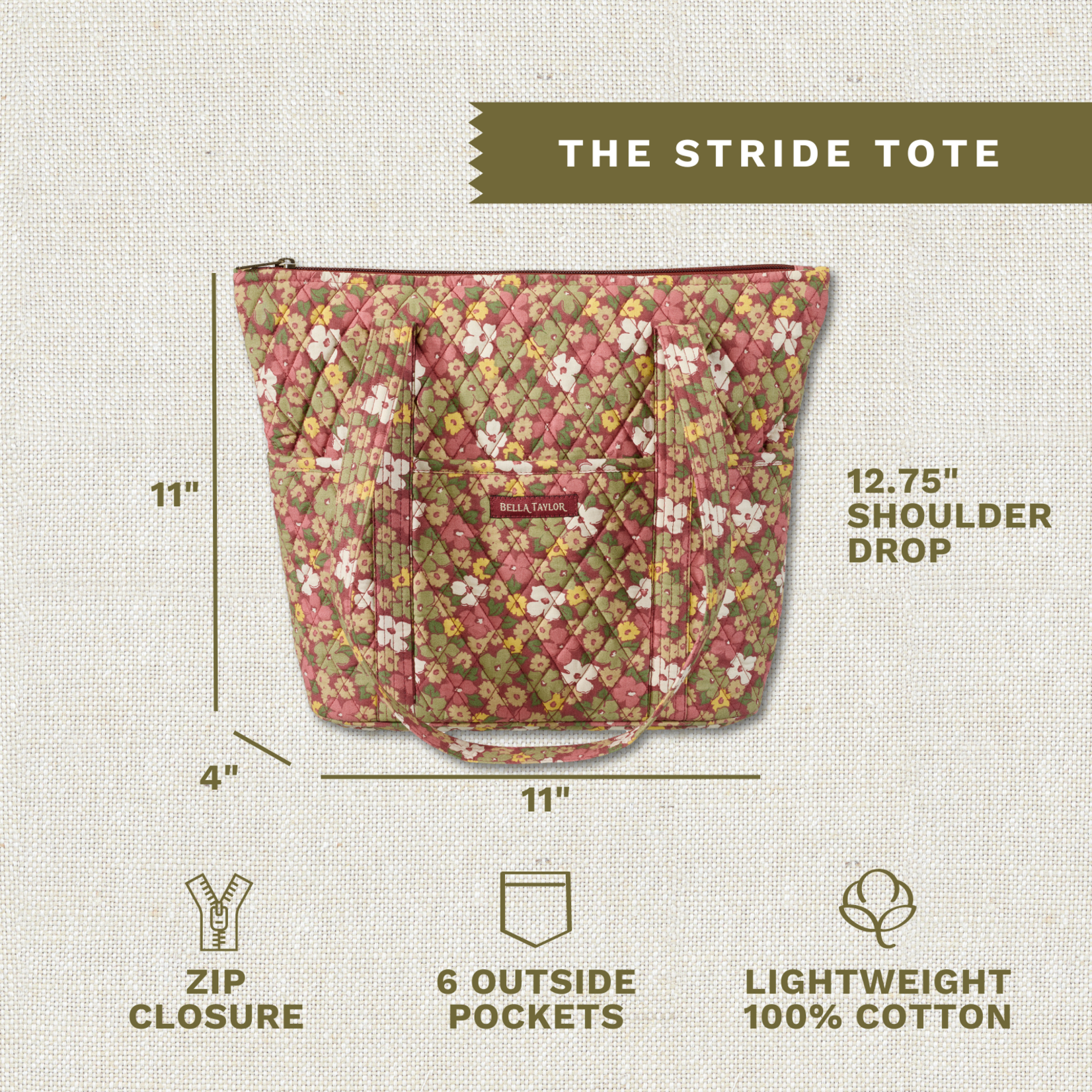Bella Taylor Stride Tote - Autumn Garden