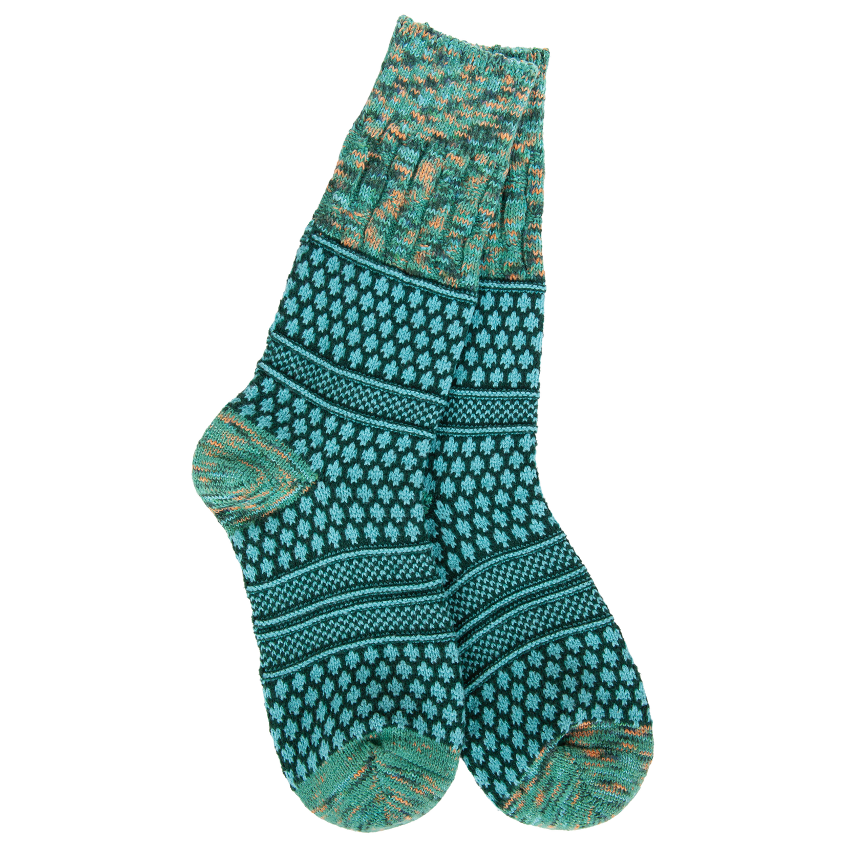 World's Softest Socks 77006 - Woodland Multi - Weekend Gallery Textured Crew