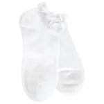 World's Softest Socks 77011 - White - Weekend Low Ruffle