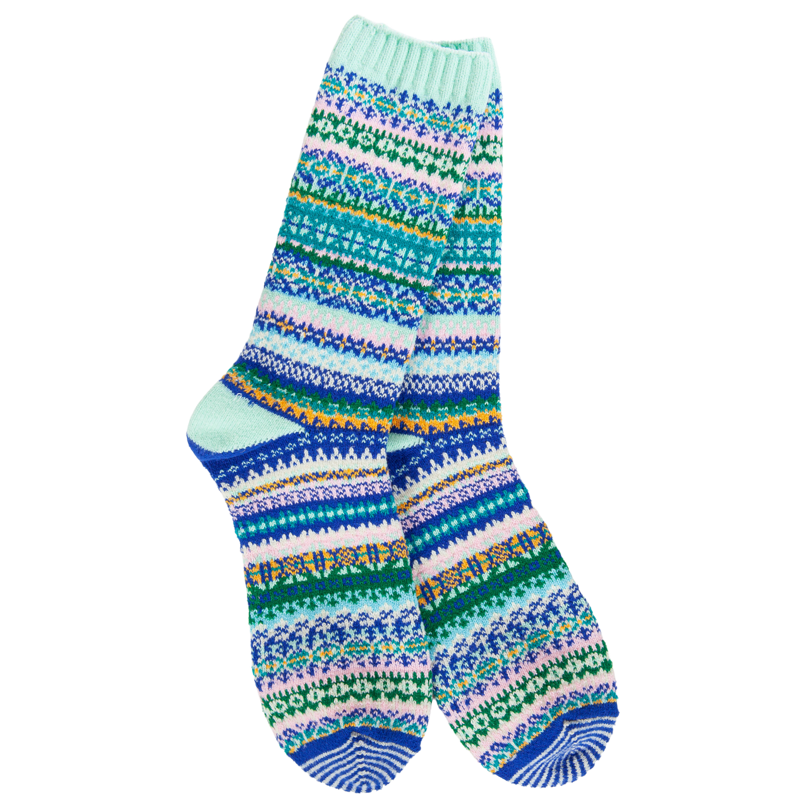 World's Softest Socks 76935 - Mint - Weekend Nordic Crew