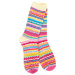 World's Softest Socks 76937 - Whimsy - Weekend Nordic Crew
