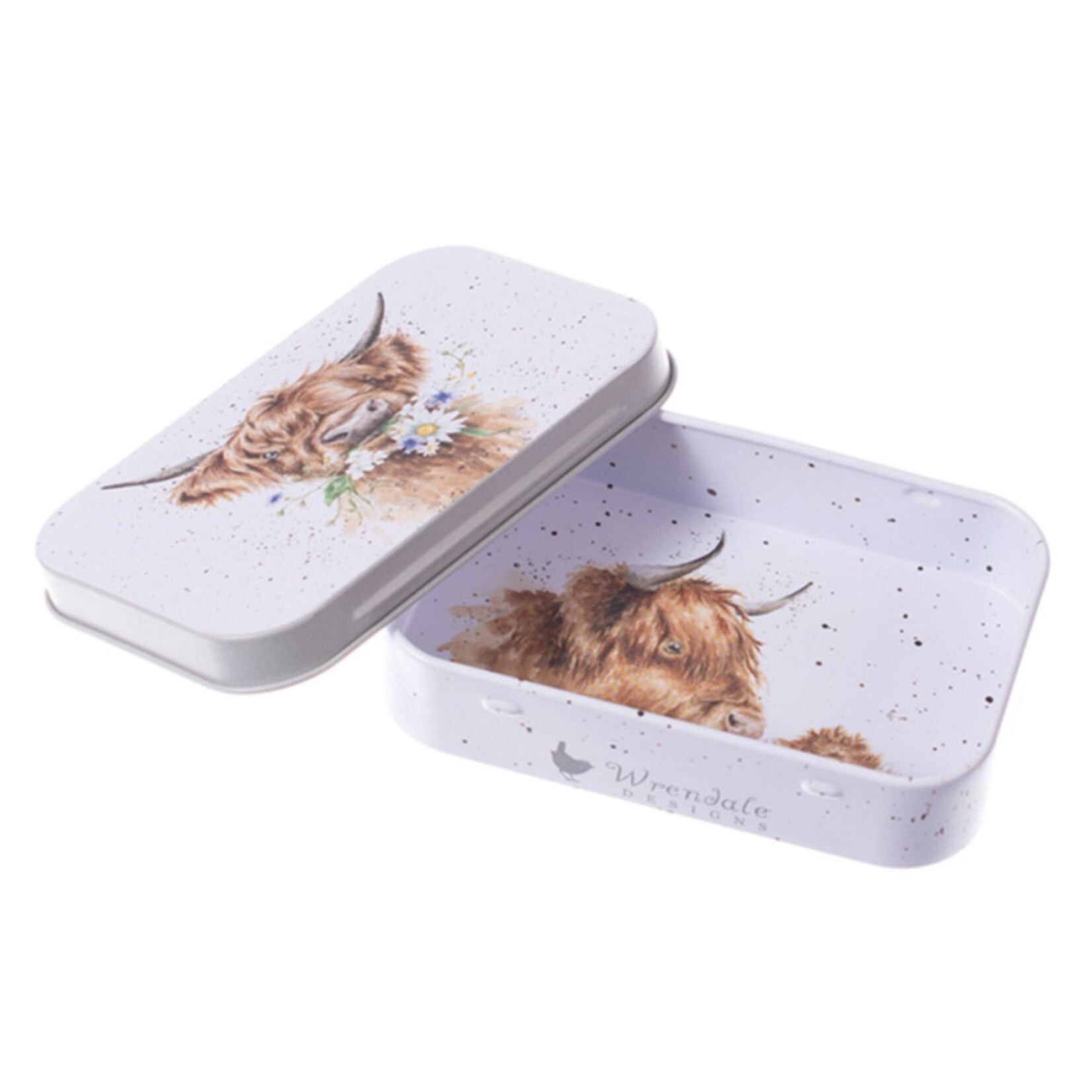 Wrendale Designs MT012 Cow Mini Tin - Daisy Coo