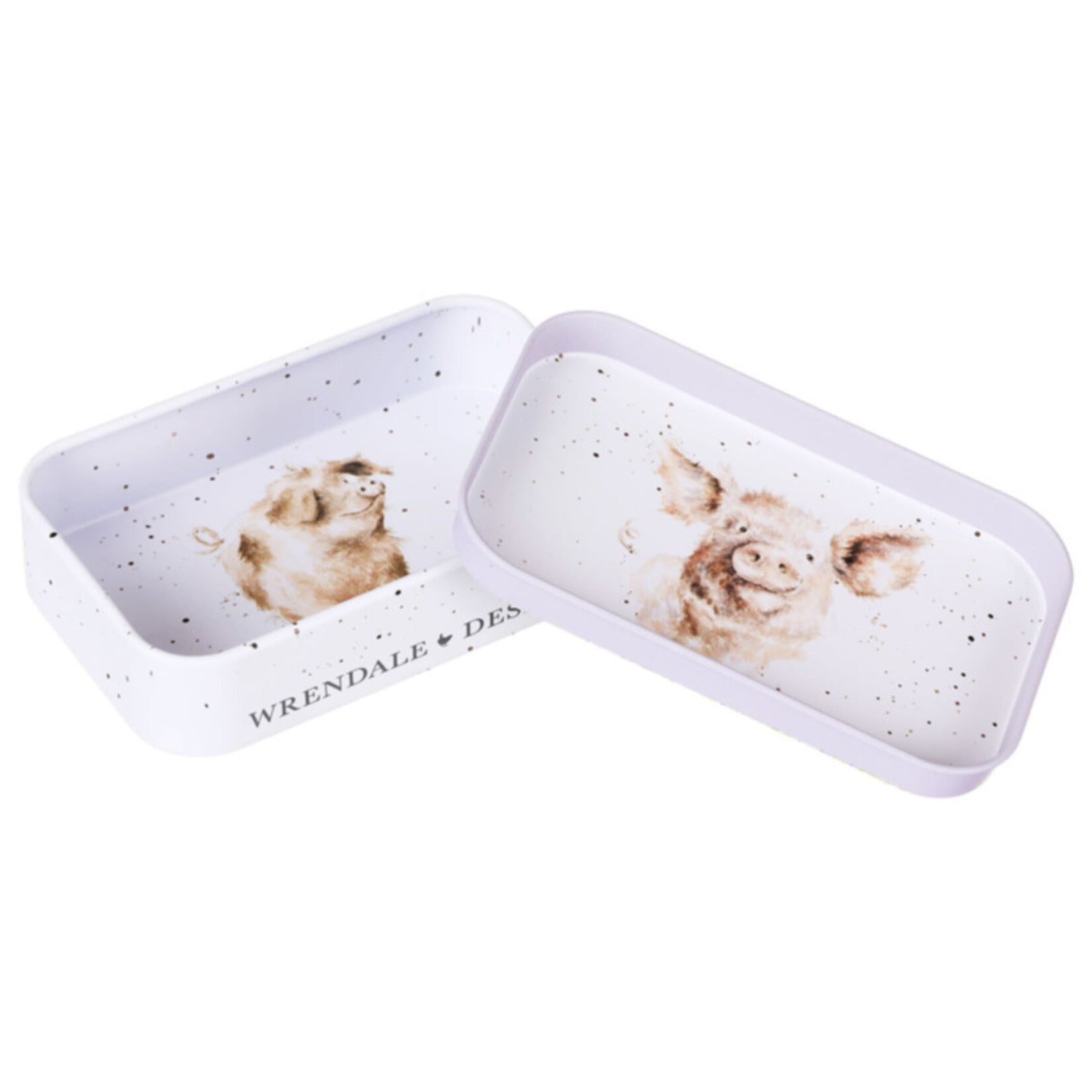 Wrendale Designs MT025 Pig Mini Tin - Noisy Neighboars