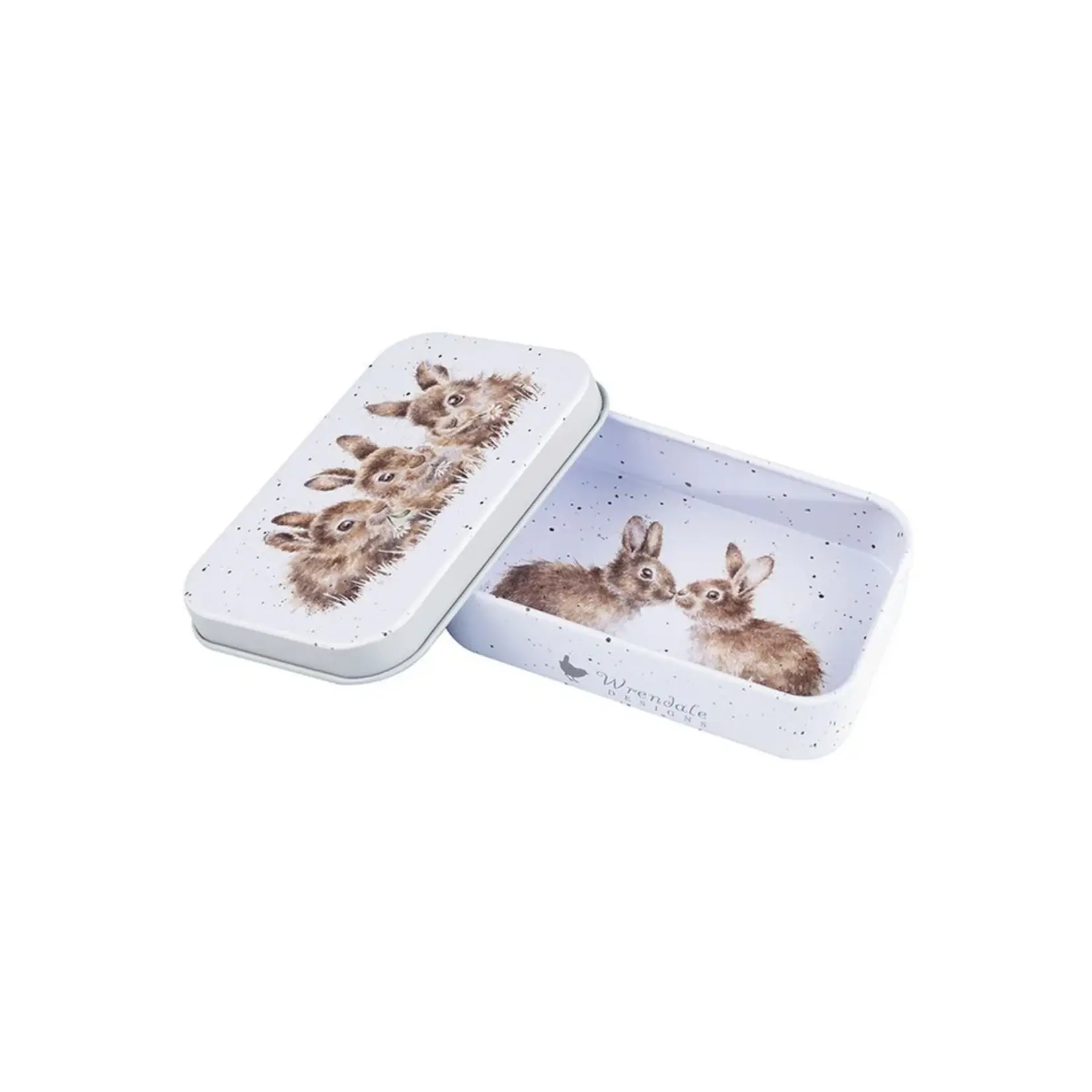 Wrendale Designs MT002 Rabbit Mini Tin - Daisy Chain