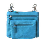 R Leathers 3097XL LBLUE - Crossbody Belt Loop Clip - Light Blue
