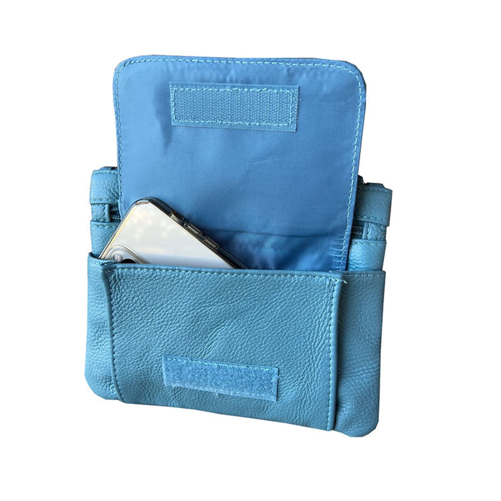 R Leathers 3097XL LBLUE - Crossbody Belt Loop Clip - Light Blue